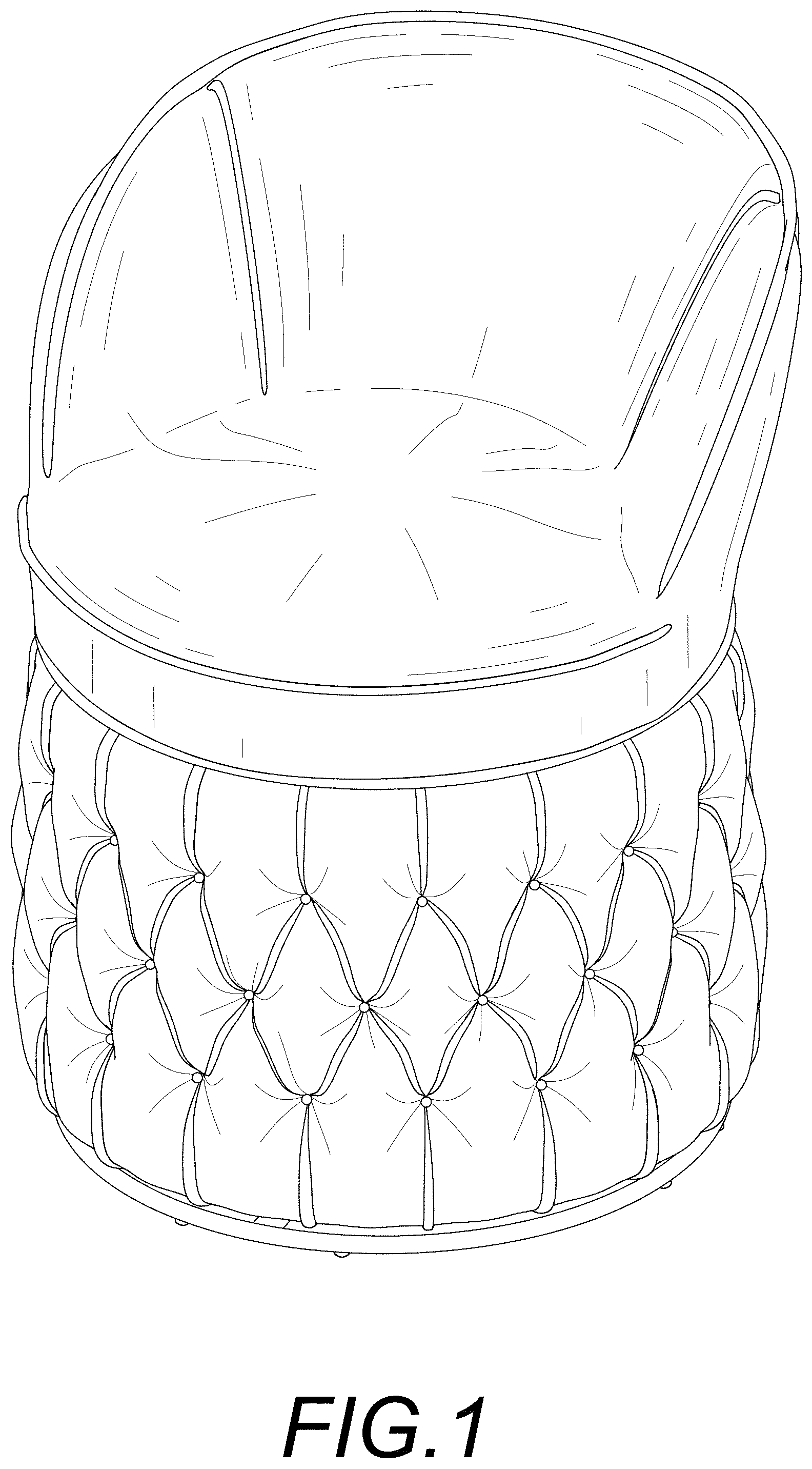 Patent USD1000143 Figure 1 – Chair