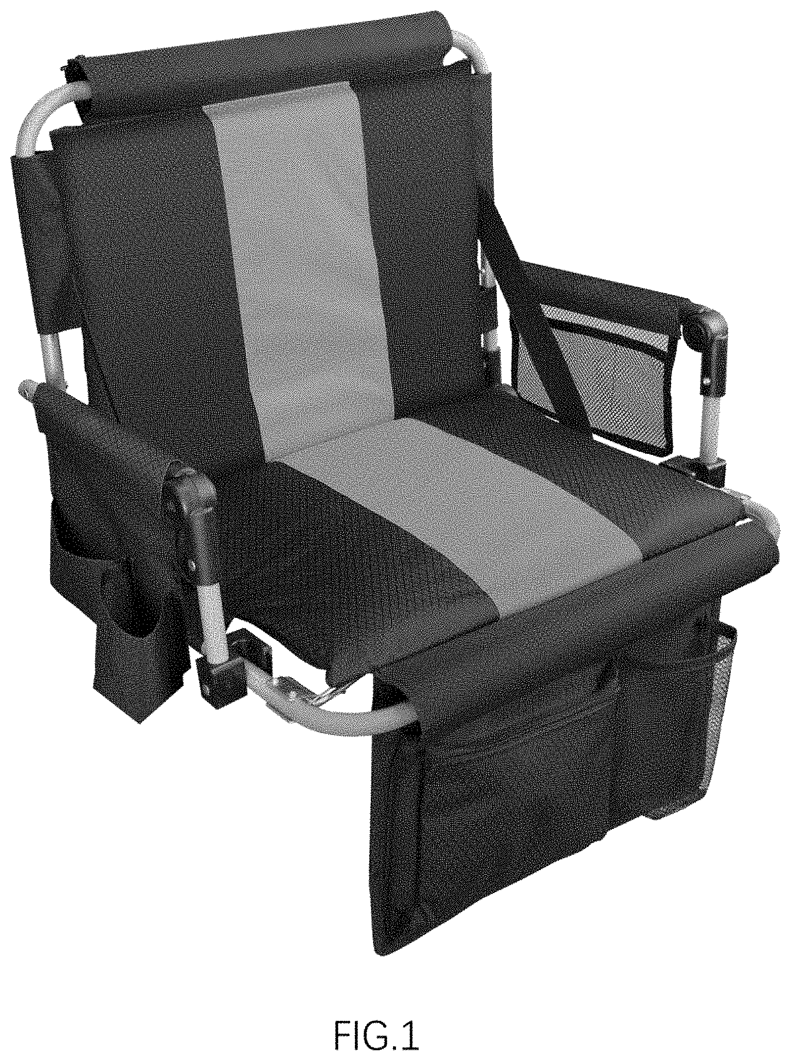 Patent USD1000146 — Folding chair — Figure 1