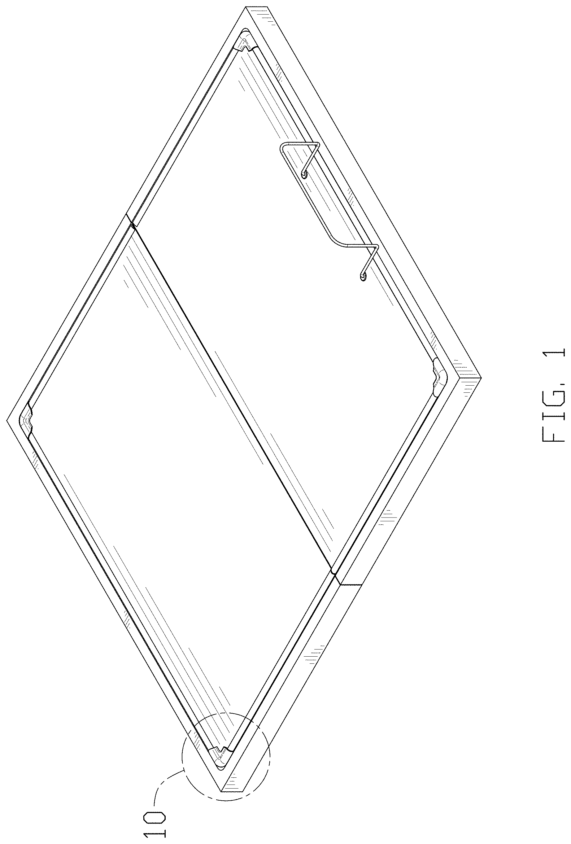 Patent USD1000149 Figure 1 – Adjustable bed