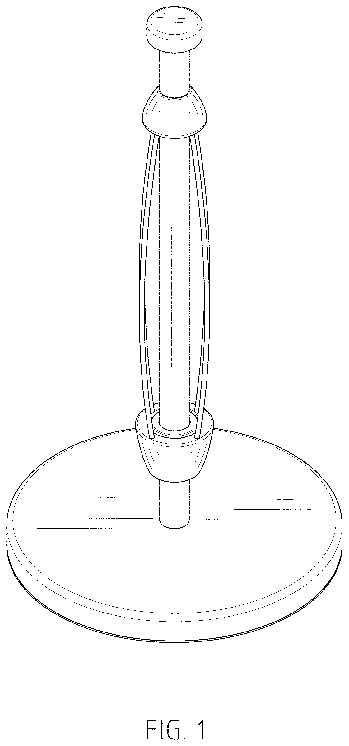 Patent USD1000151 — Vertical paper towel rack — Figure 1