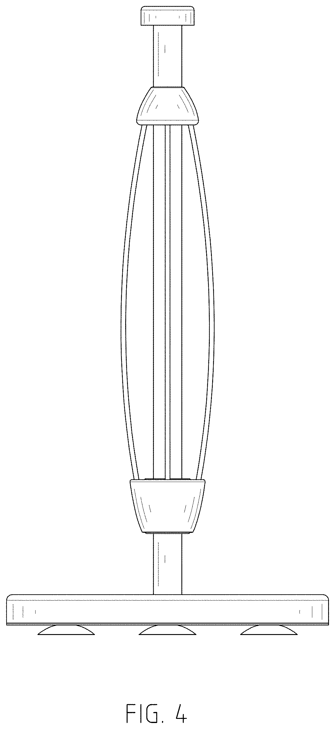 Patent USD1000151 Figure 4 – Vertical paper towel rack