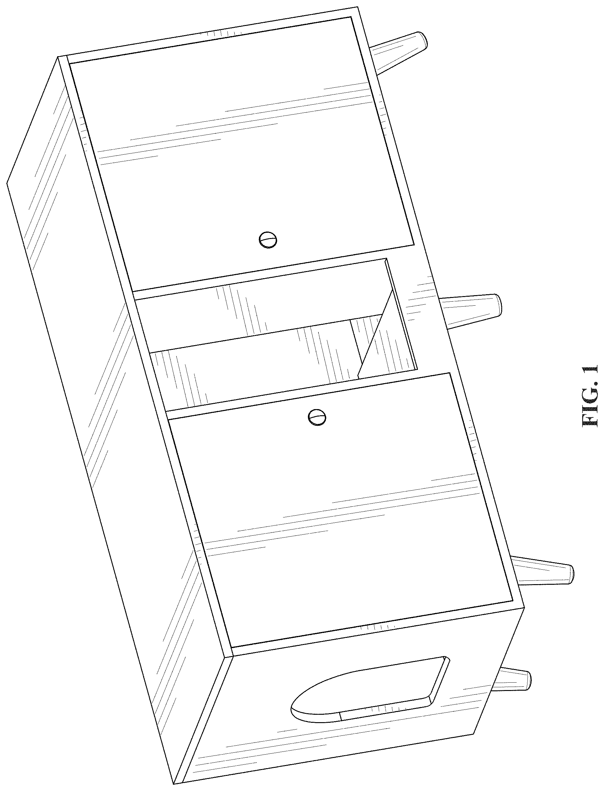 Patent USD1000167 — Pet storage cabinet — Figure 1