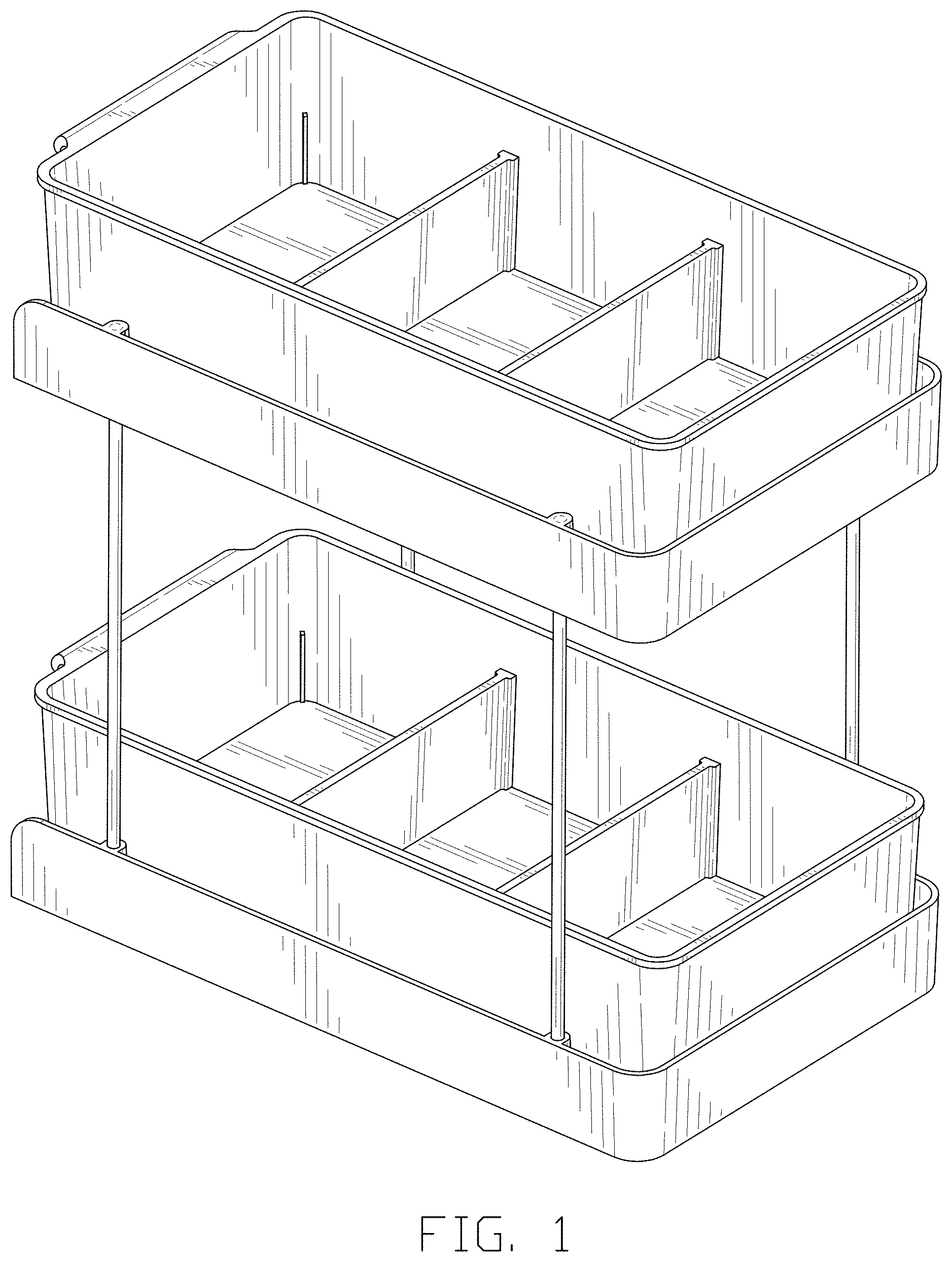 Patent USD1000168 — Storage rack — Figure 1
