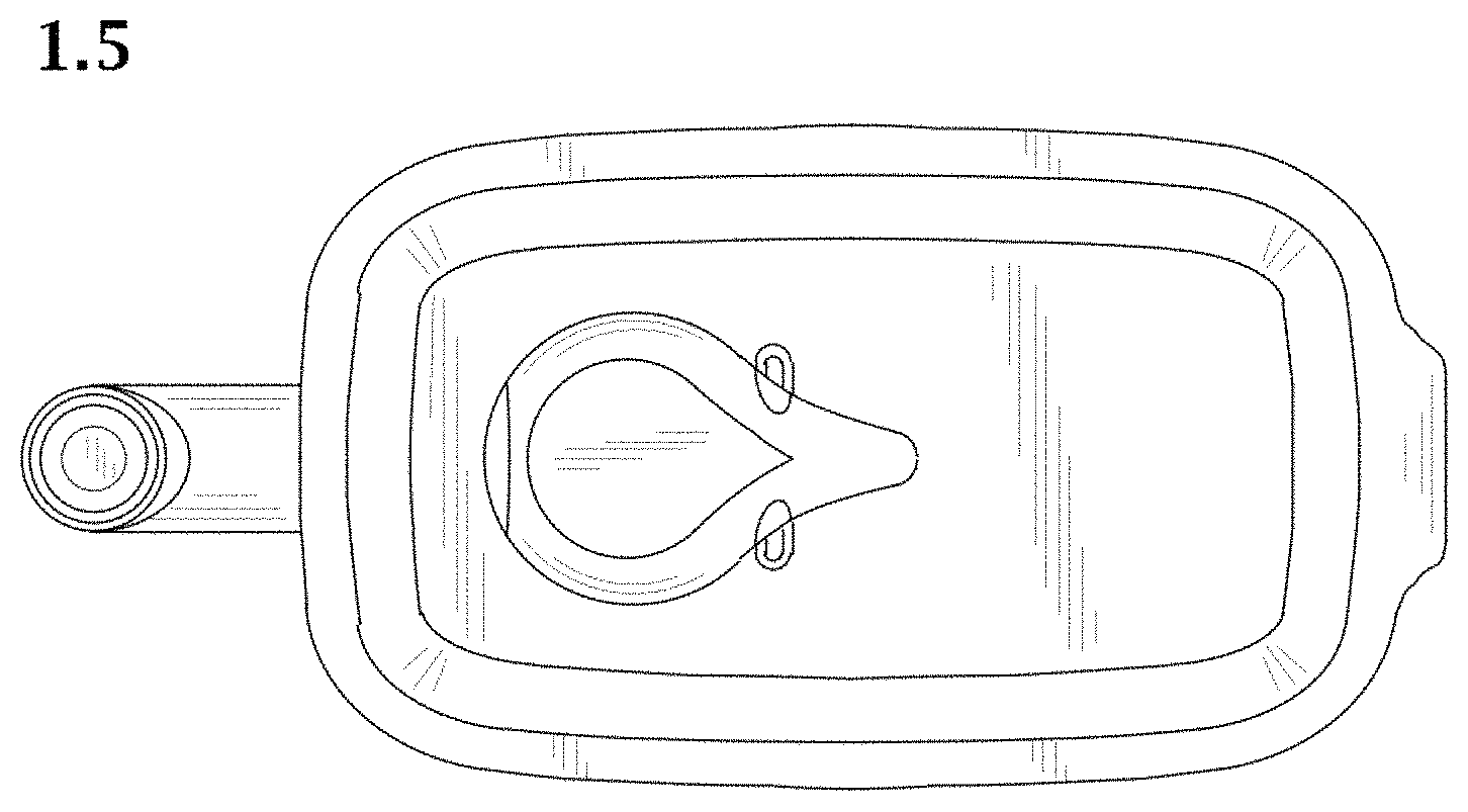 Patent USD1000188 Figure 5 – Water jug