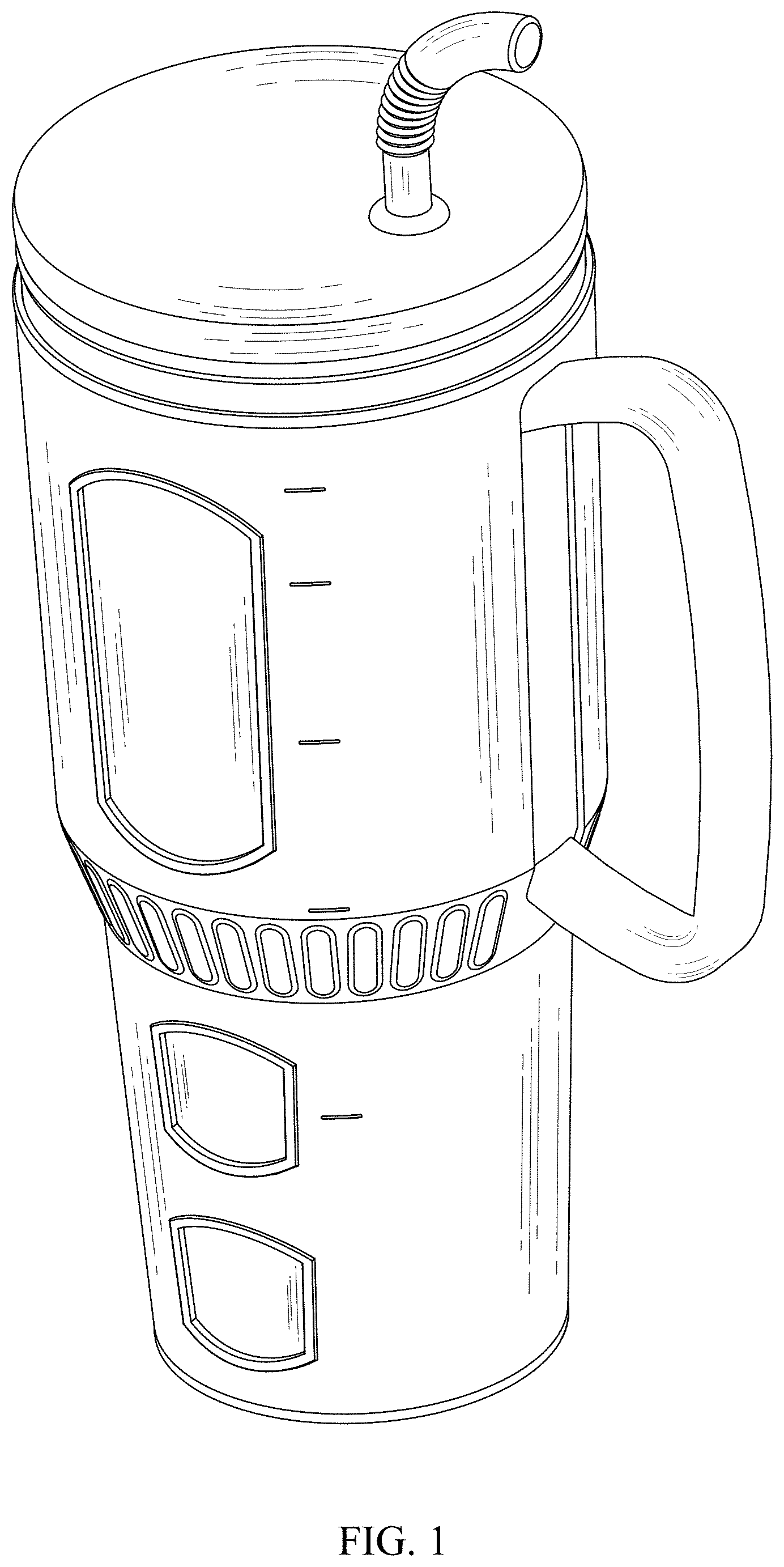 Patent USD1000208 — Cup — Figure 1