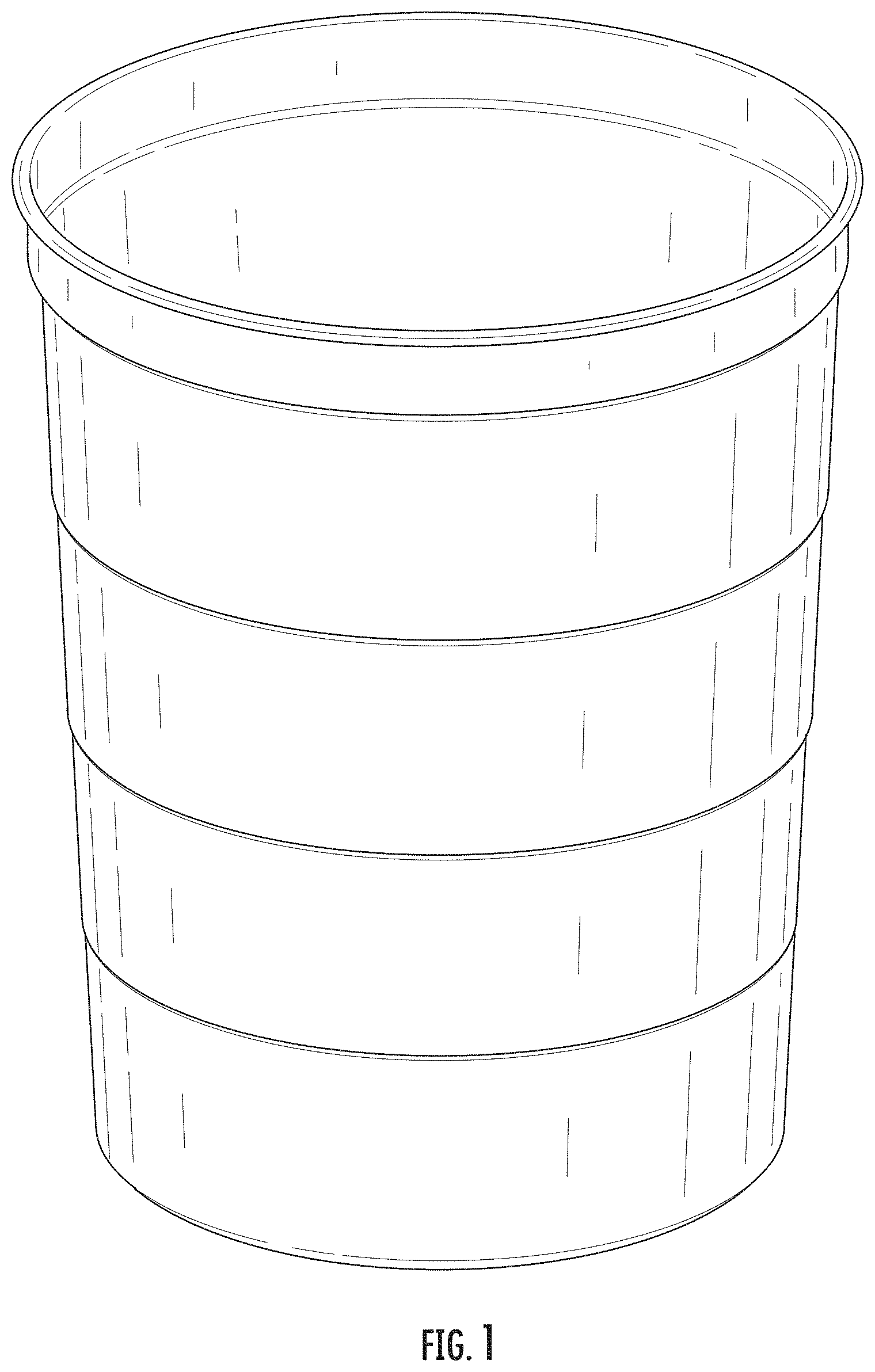Patent USD1000211 — Thin metal cup — Figure 1