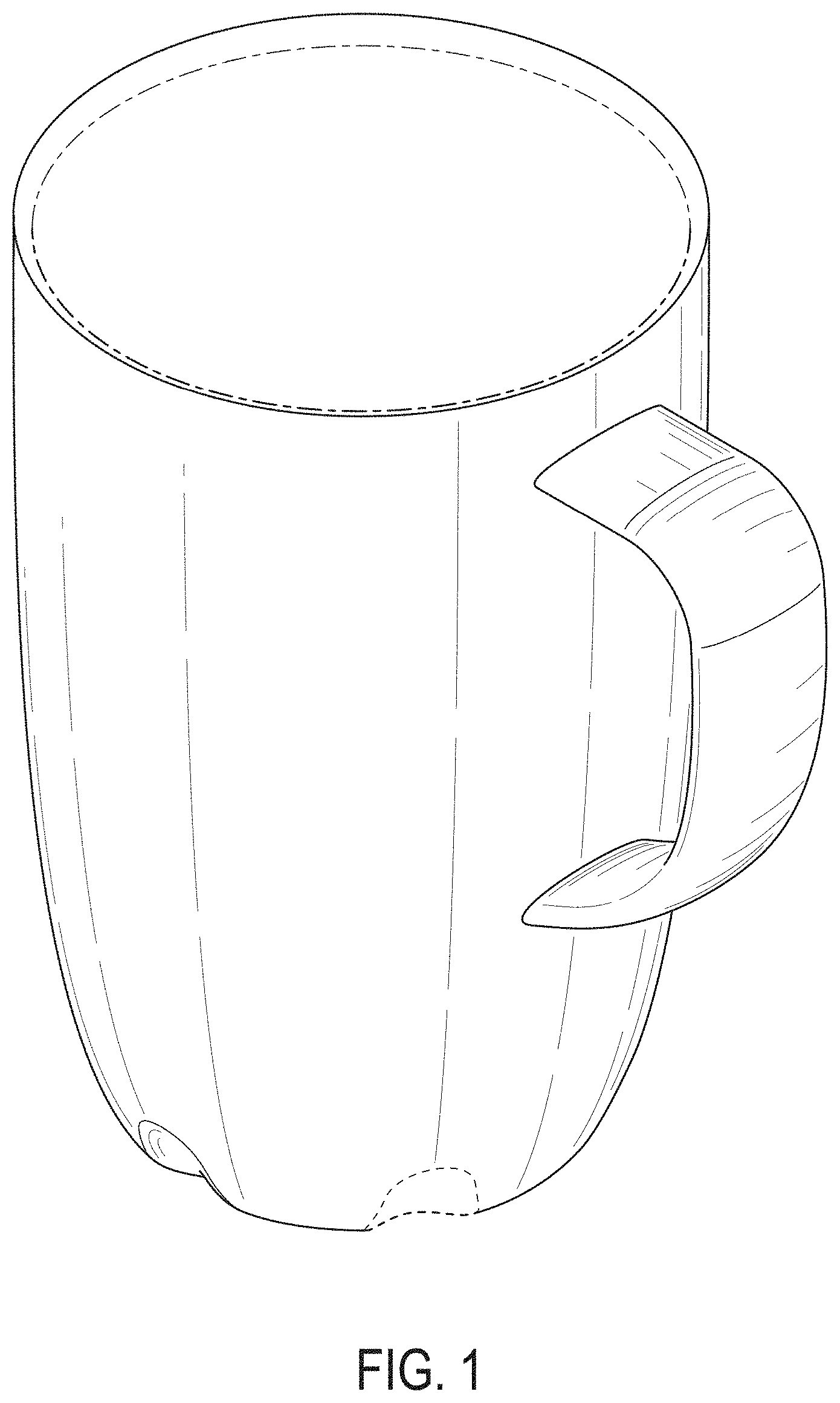 Patent USD1000212 — Mug — Figure 1