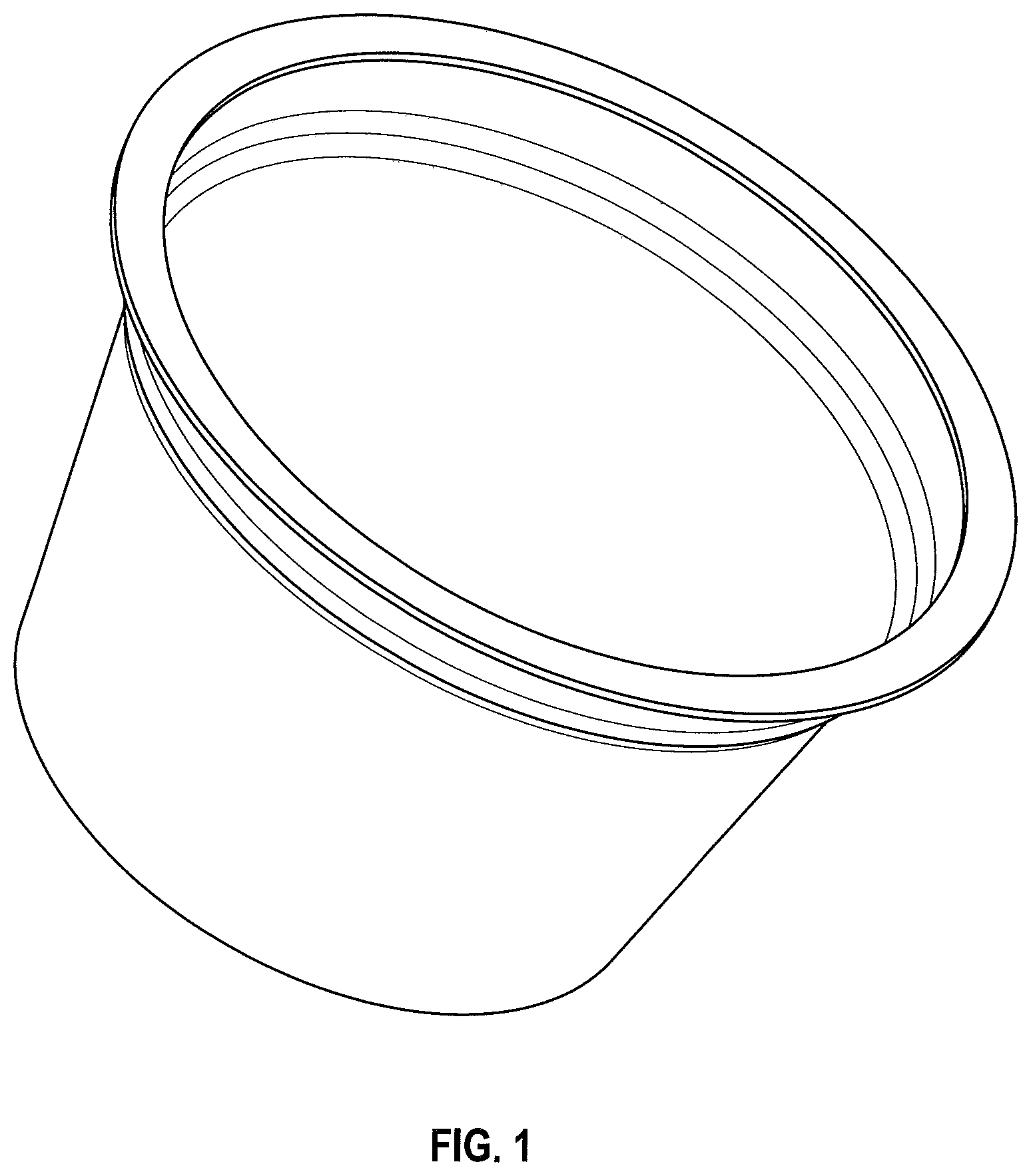 Patent USD1000214 — Food cup — Figure 1