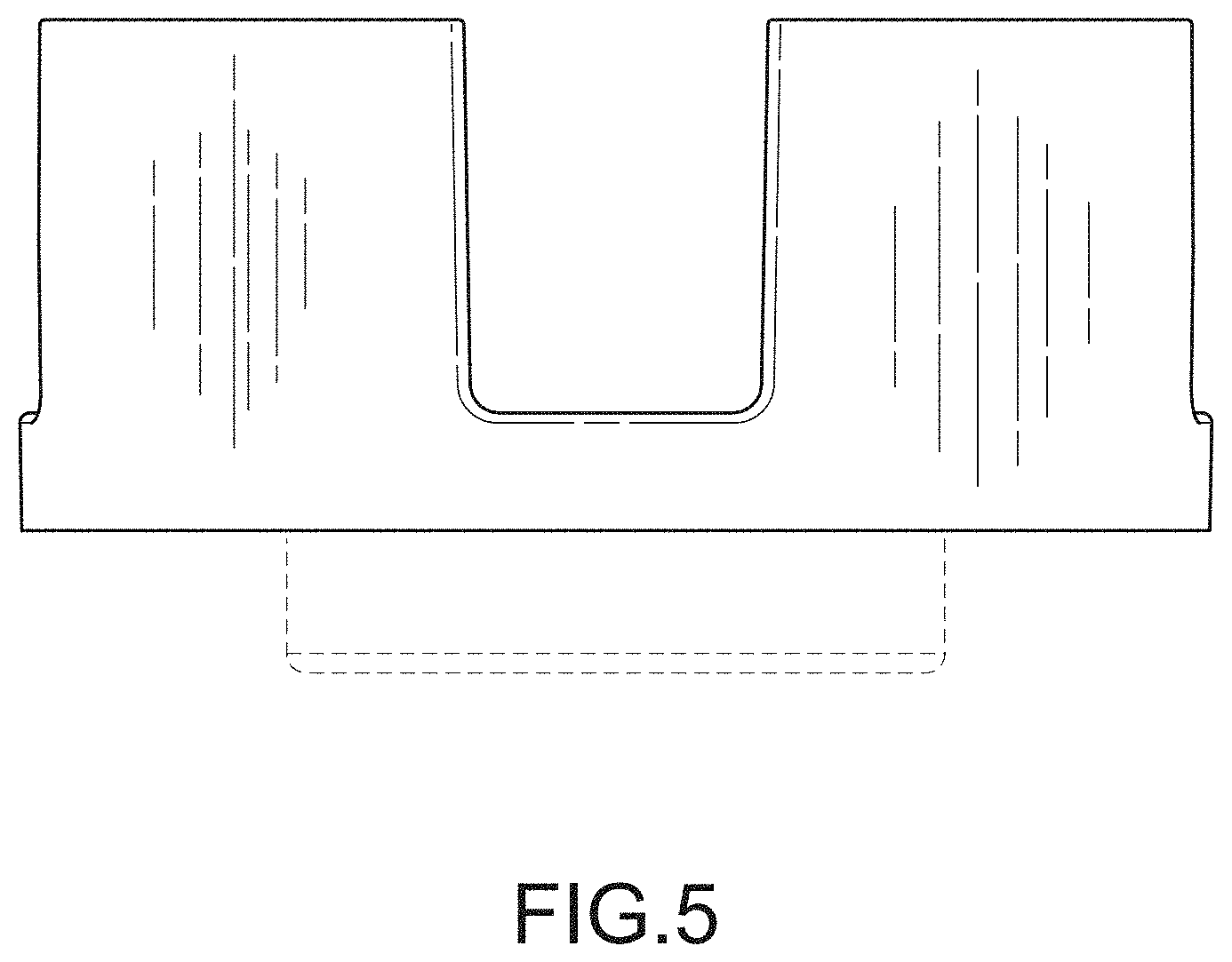 Patent USD1000216 Figure 5 – Cup holder