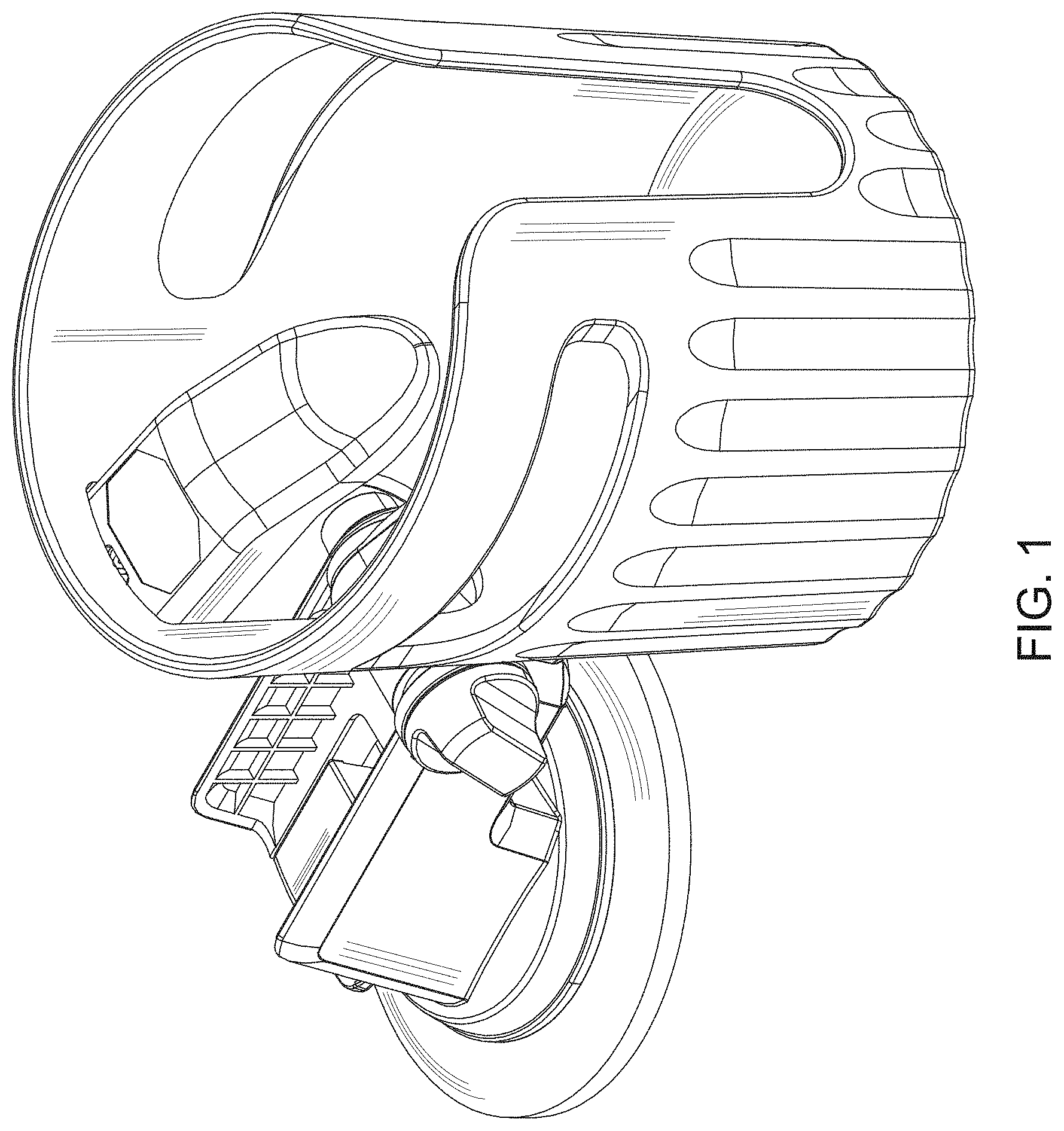 Patent USD1000217 — Cup holder with suction cup — Figure 1