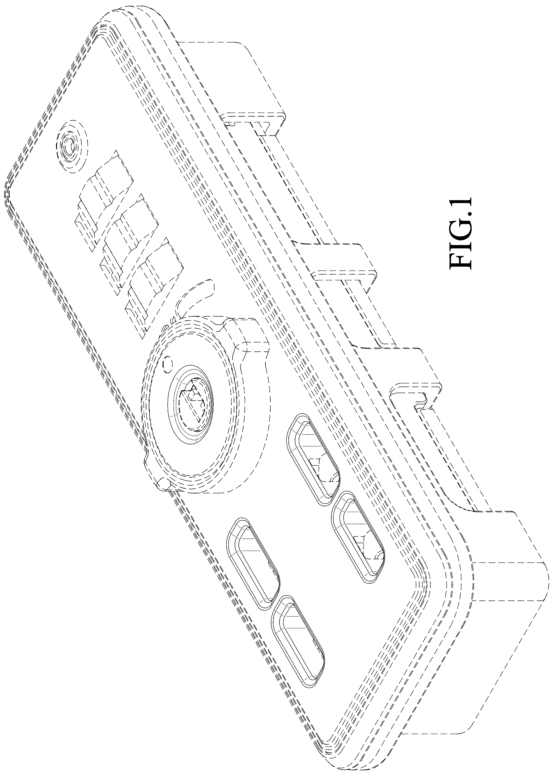 Patent USD1000250 — Zipper lock — Figure 1