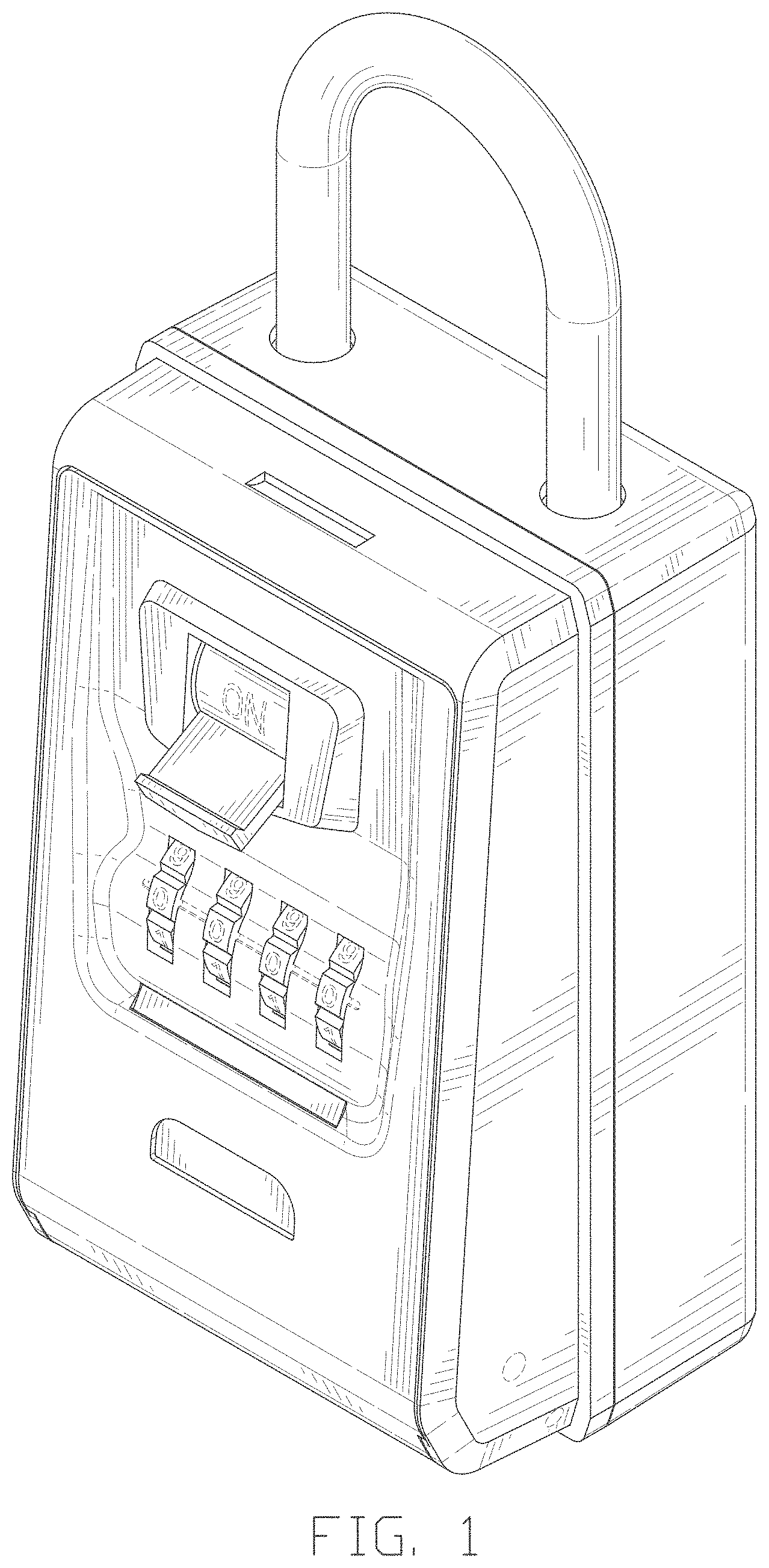 Patent USD1000251 — Lock — Figure 1