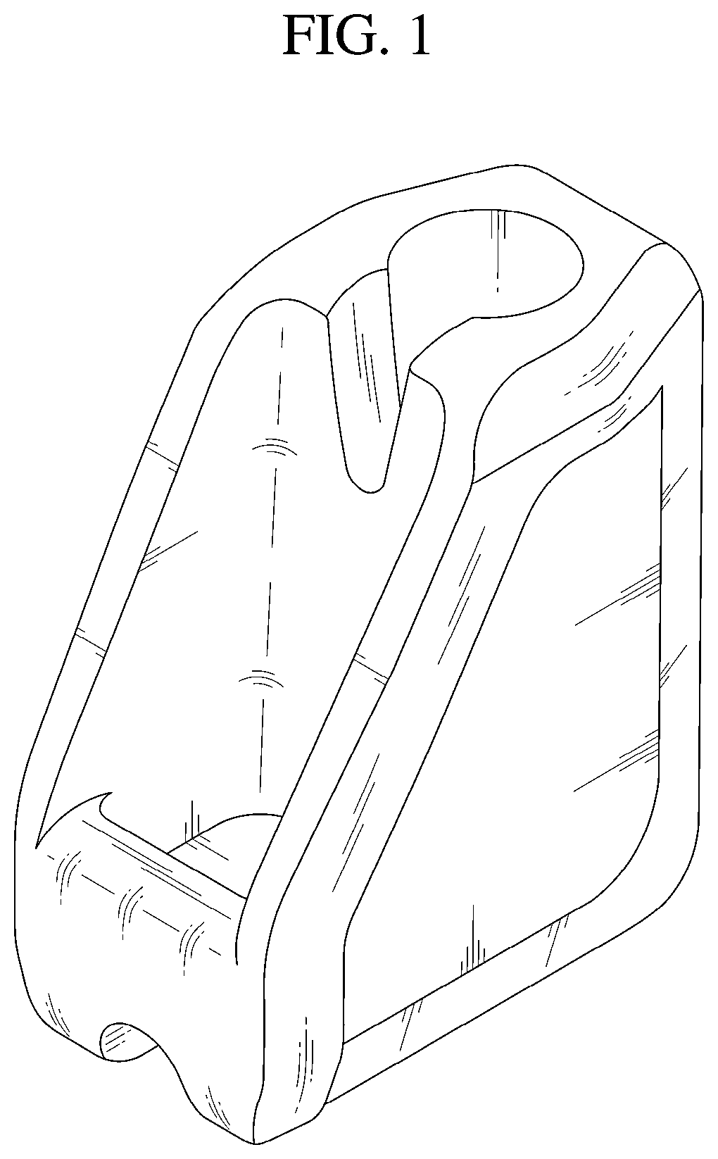 Patent USD1000255 Figure 1 – Cord adjuster for tent