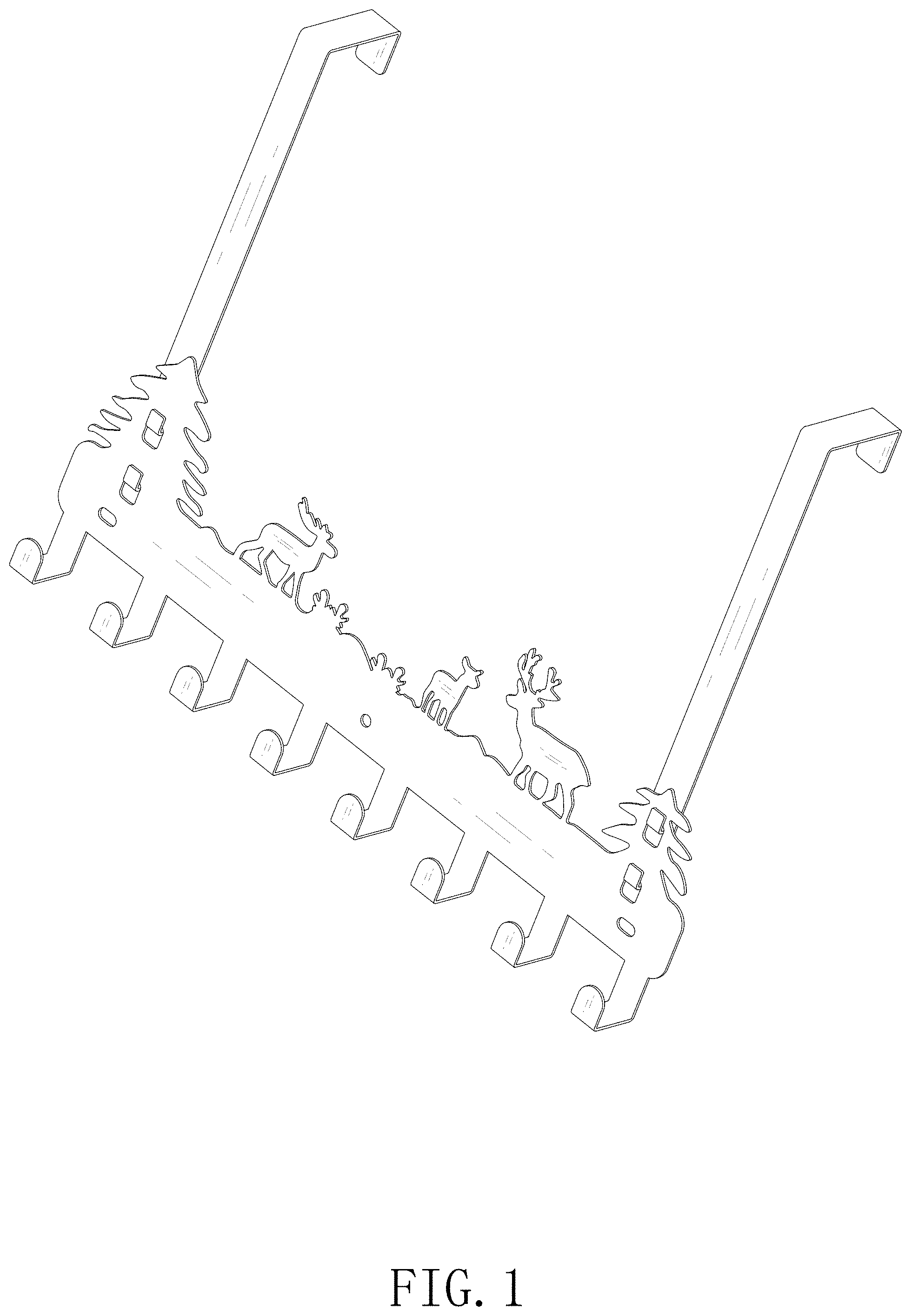Patent USD1000260 — Hook — Figure 1