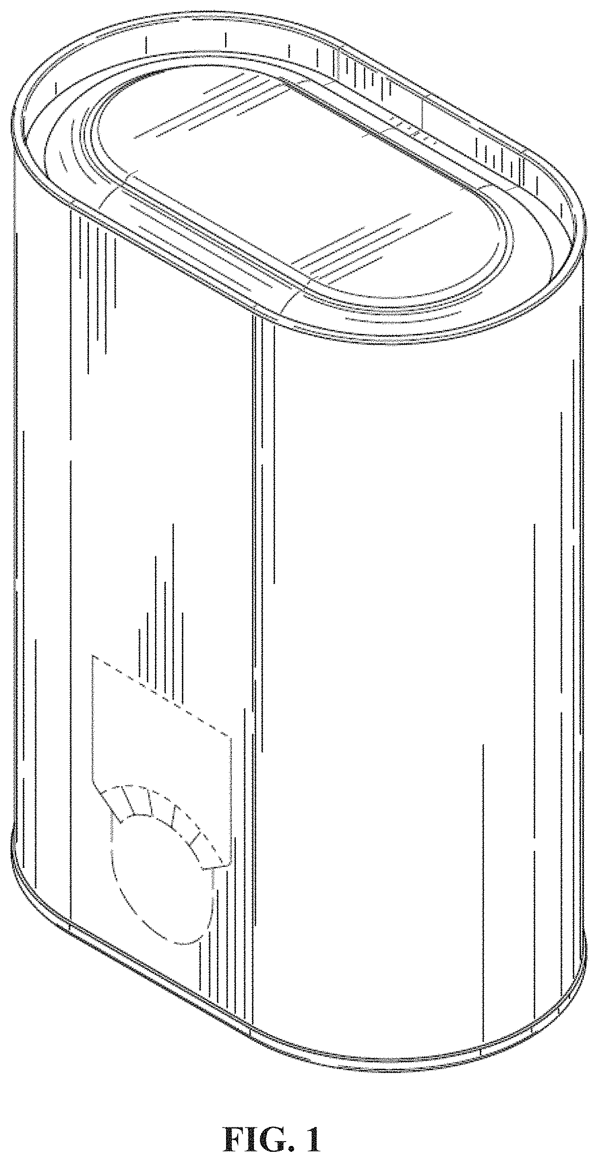 Patent USD1000266 Figure 1 – Beverage cartridge