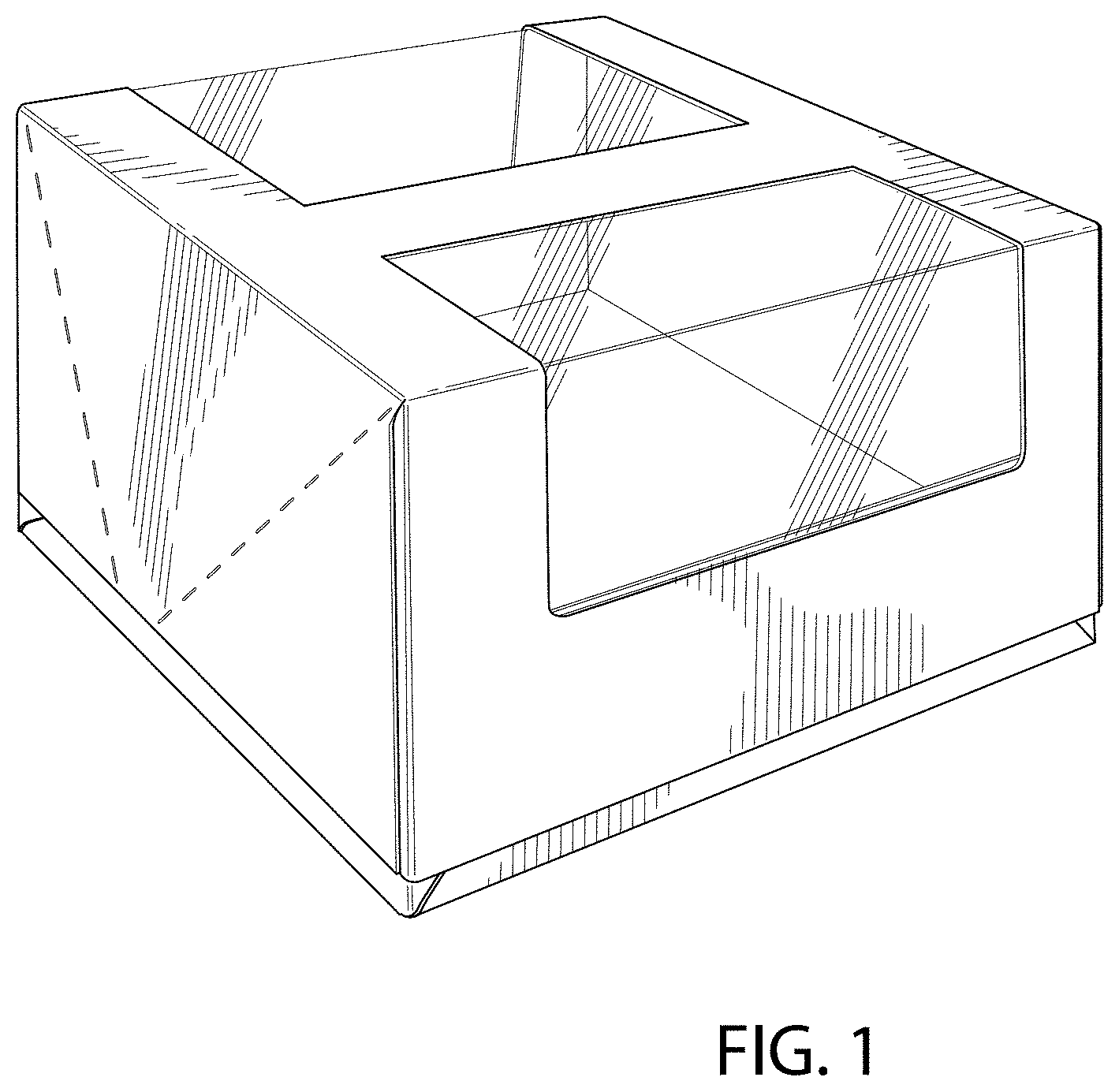 Patent USD1000269 — Closeable container — Figure 1