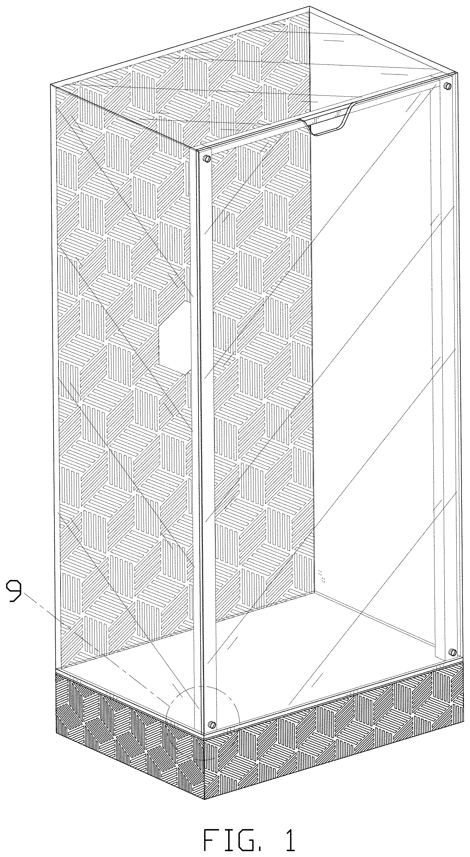 Patent USD1000271 — Display box — Figure 1