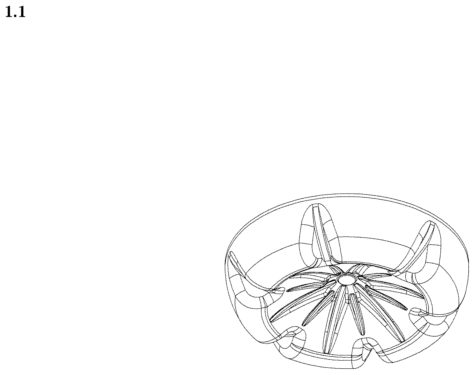Patent USD1000274 — Bottle base — Figure 1
