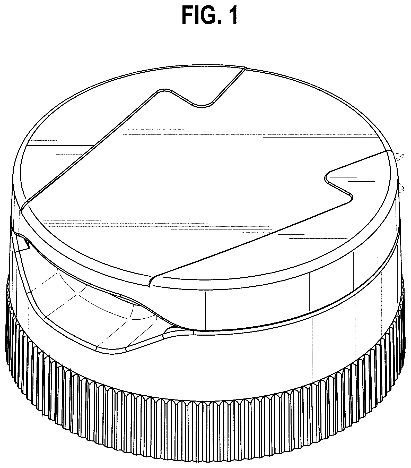 Patent USD1000276 — Closure for a container — Figure 1
