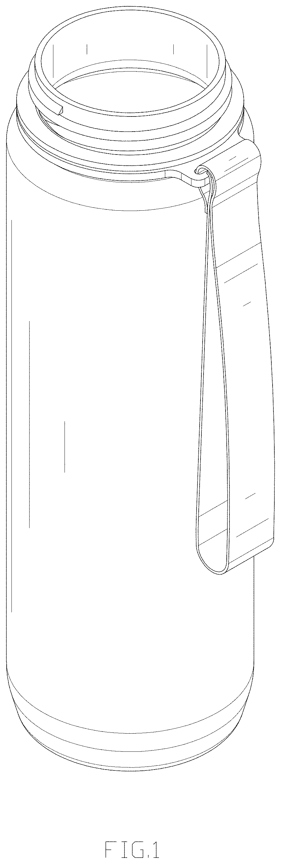 Patent USD1000278 — Water bottle — Figure 1