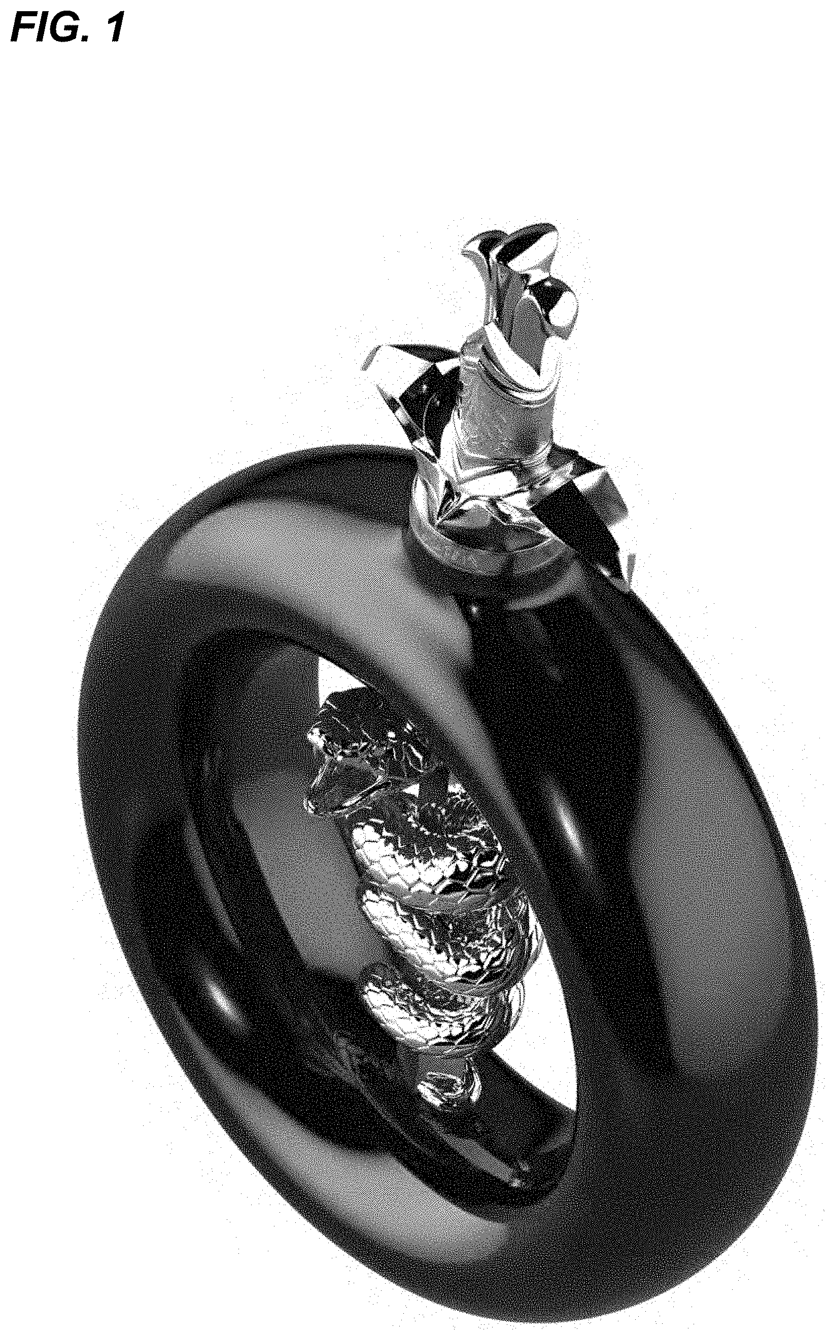 Patent USD1000281 — Bottle — Figure 1
