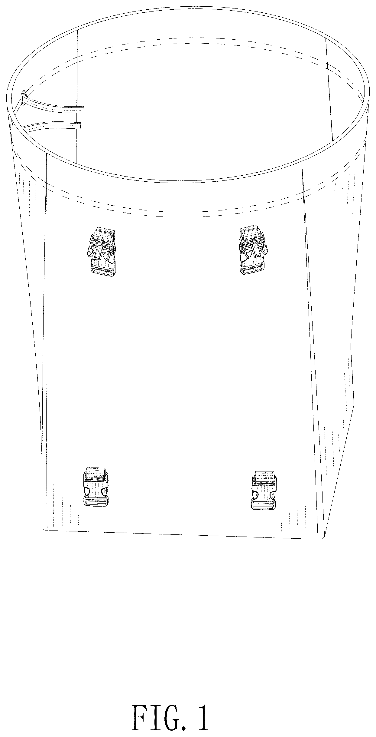 Patent USD1000285 — Garden waste bag — Figure 1