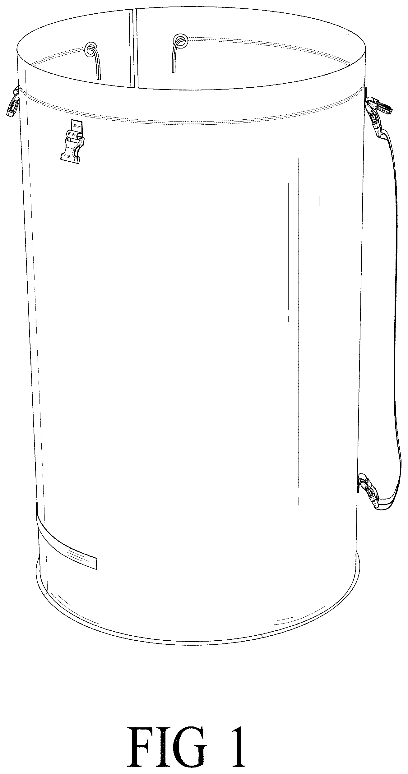 Patent USD1000286 — Garden waste bag — Figure 1