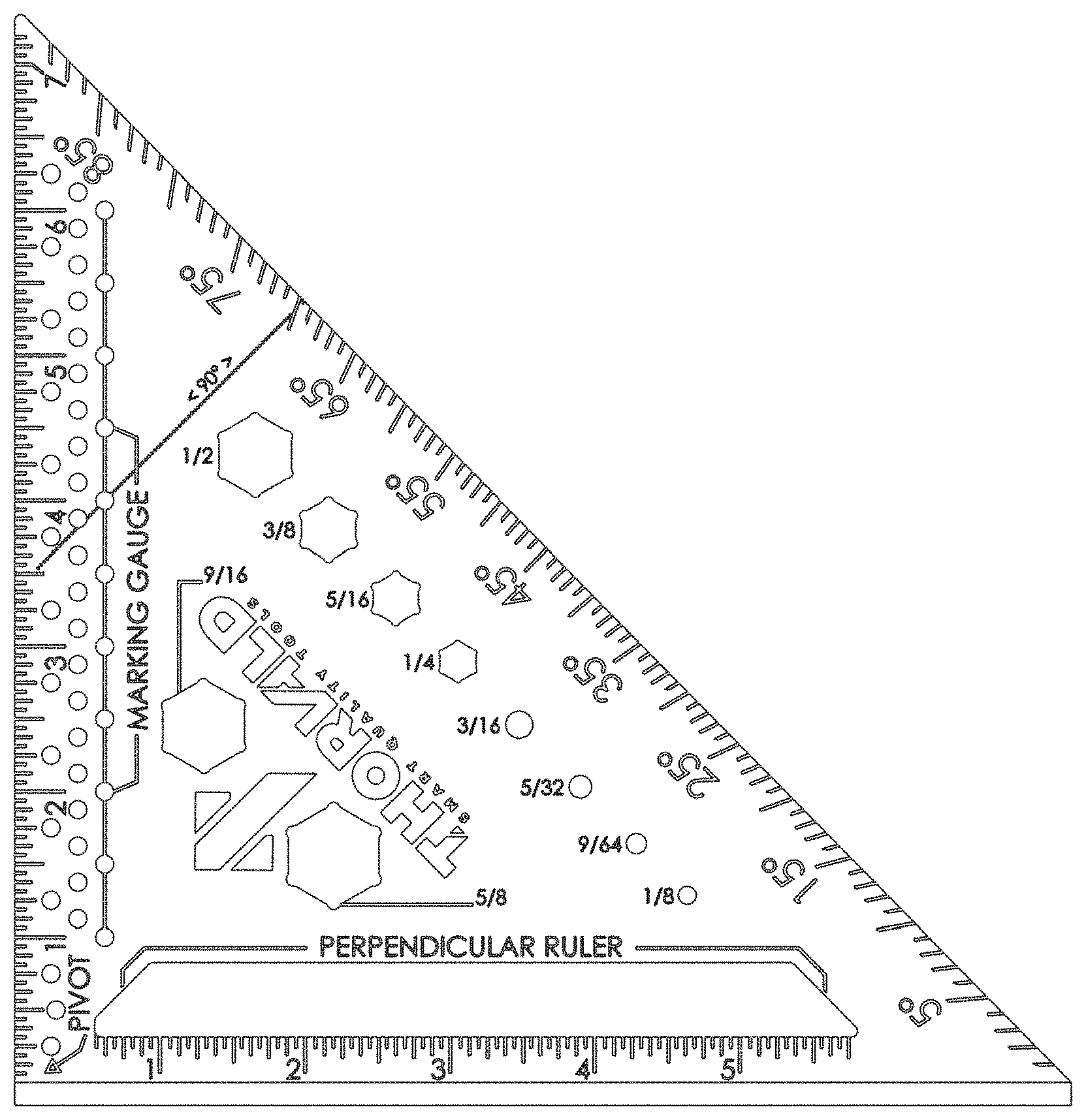 Patent USD1000298 — Carpenters square — Figure 1