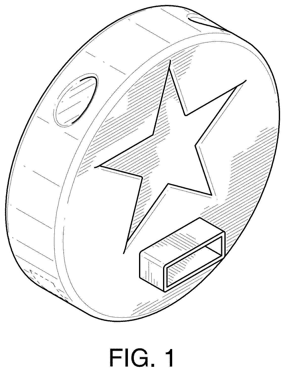 Patent USD1000310 Figure 1 – Medallion