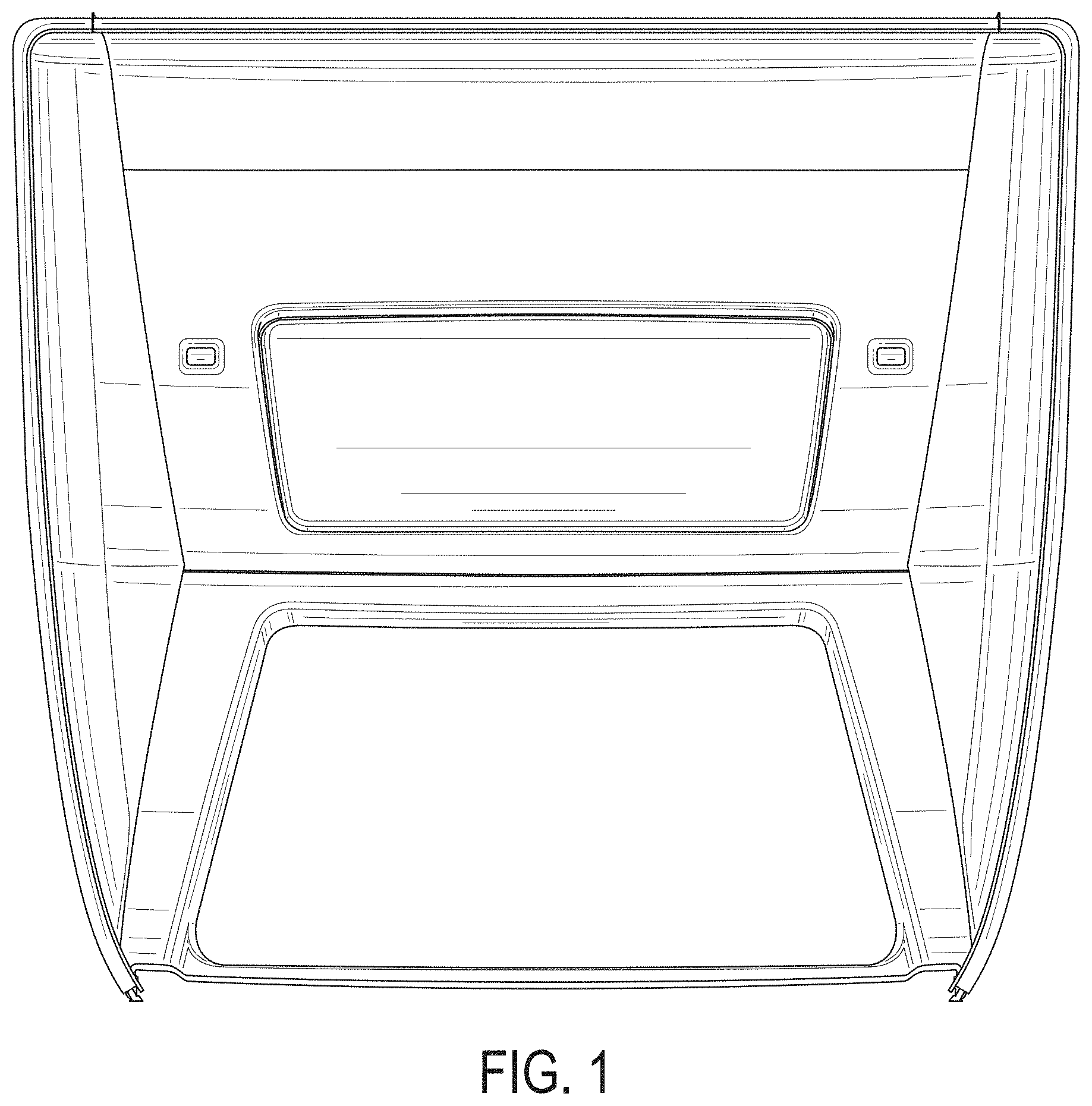 Patent USD1000319 — Vehicle roof — Figure 1