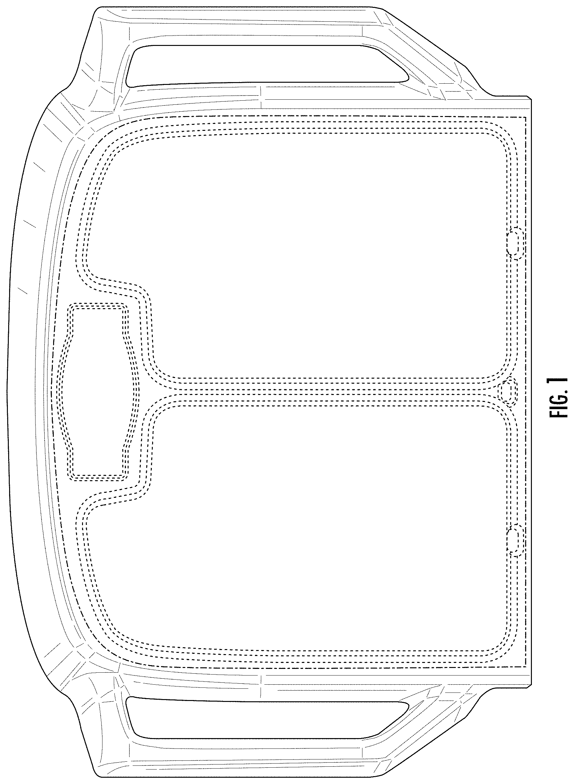 Patent USD1000324 Figure 1 – Grille