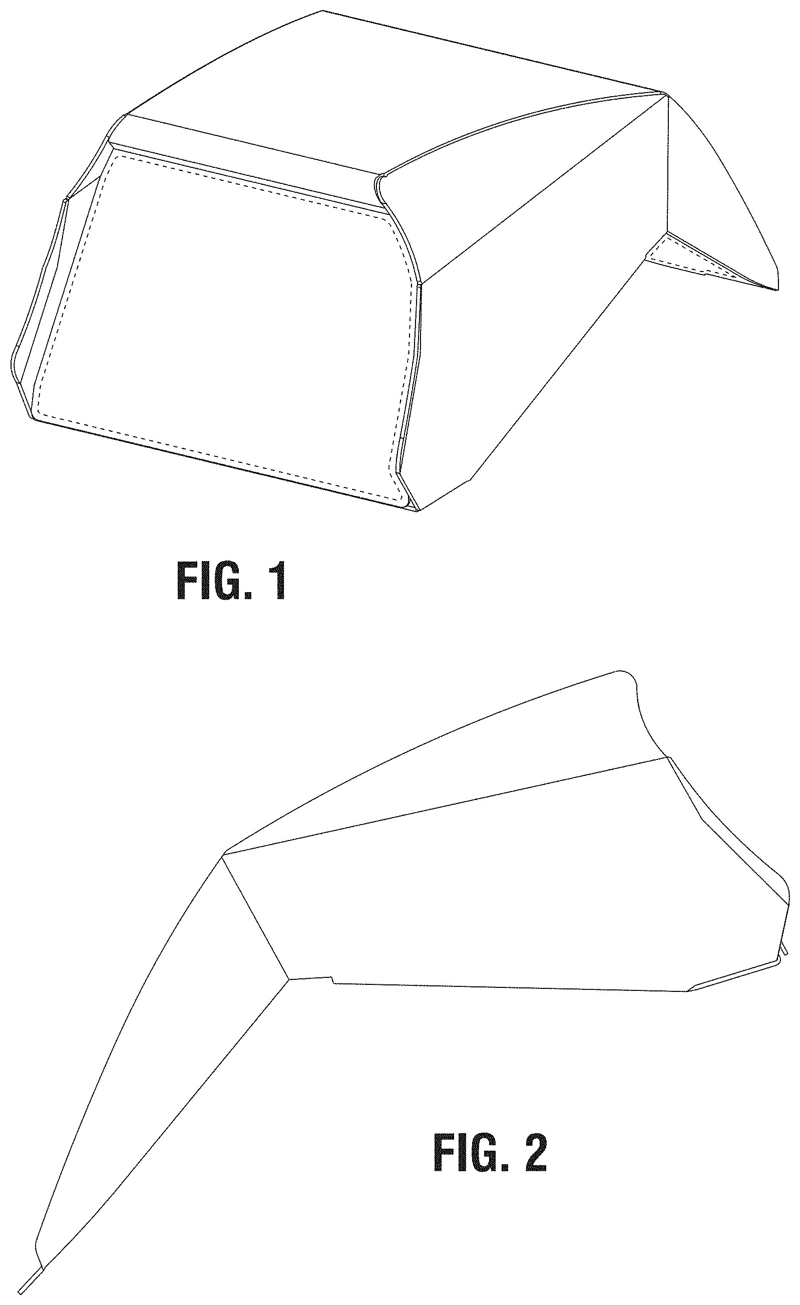 Patent USD1000337 — Vehicle rear intake scoop — Figure 1