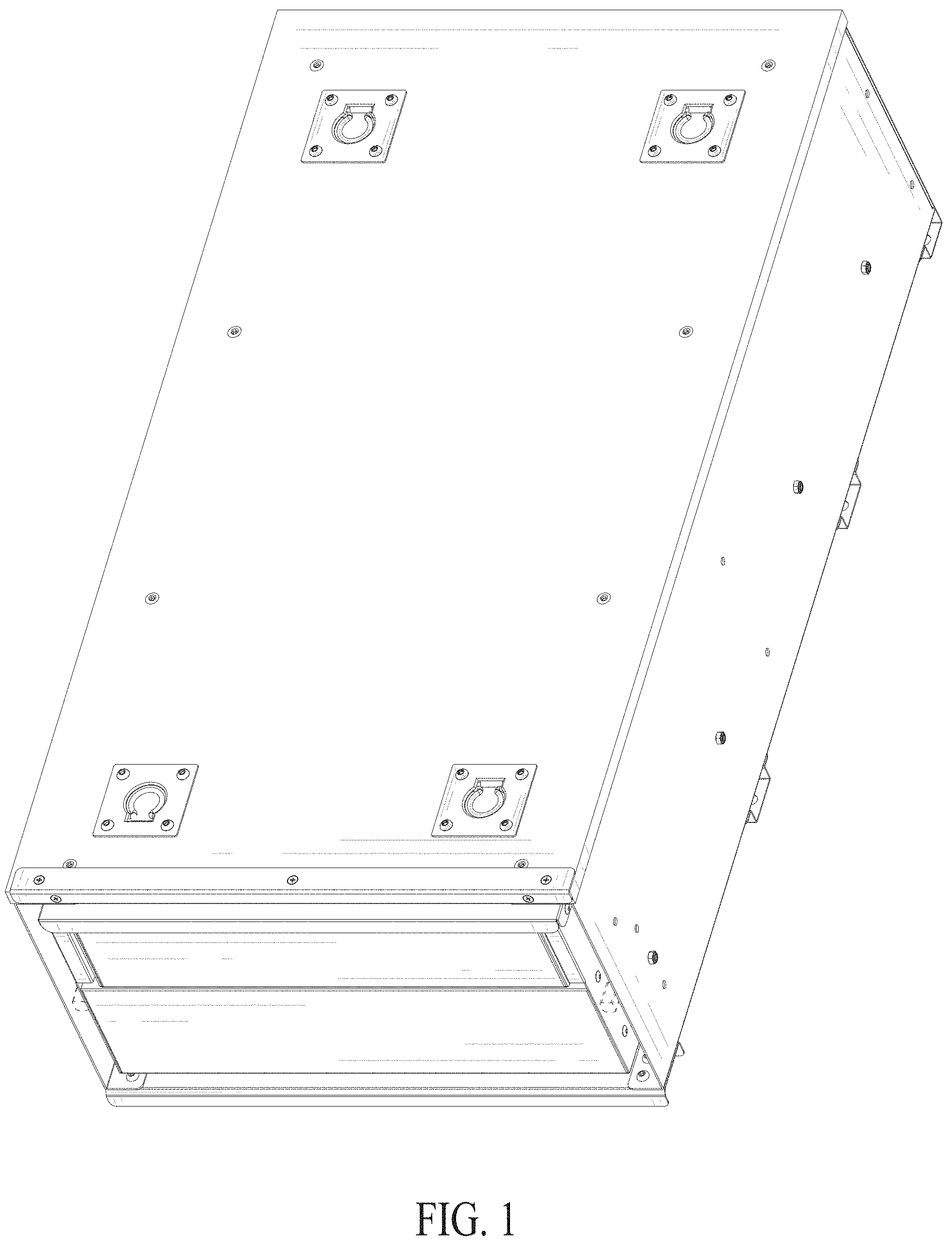 Patent USD1000357 — Vehicle kitchen cabinet — Figure 1