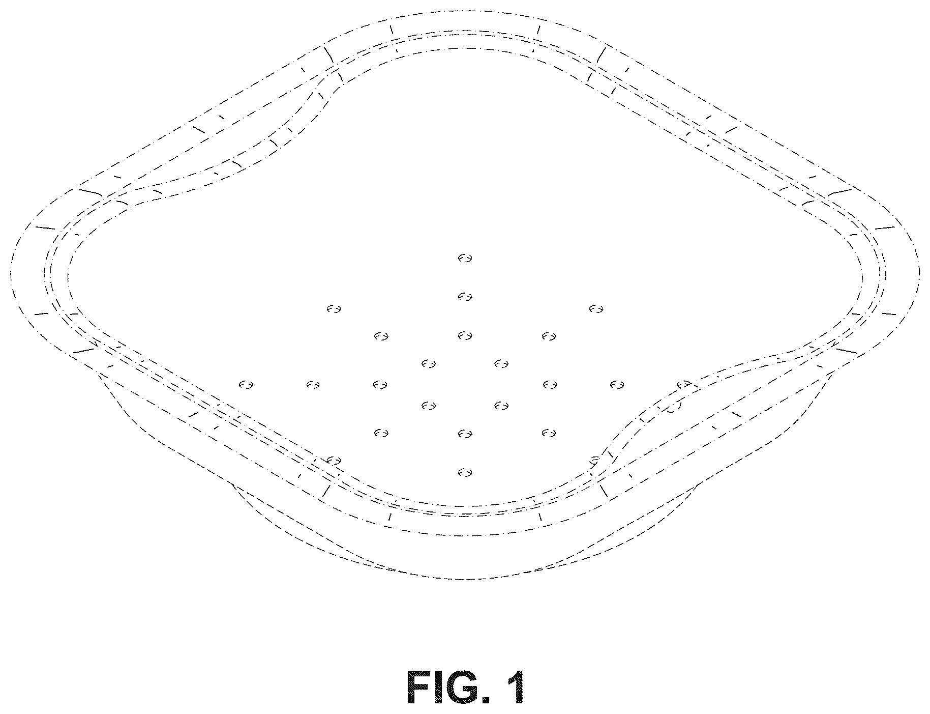 Patent USD1000358 — Basket in bowl — Figure 1