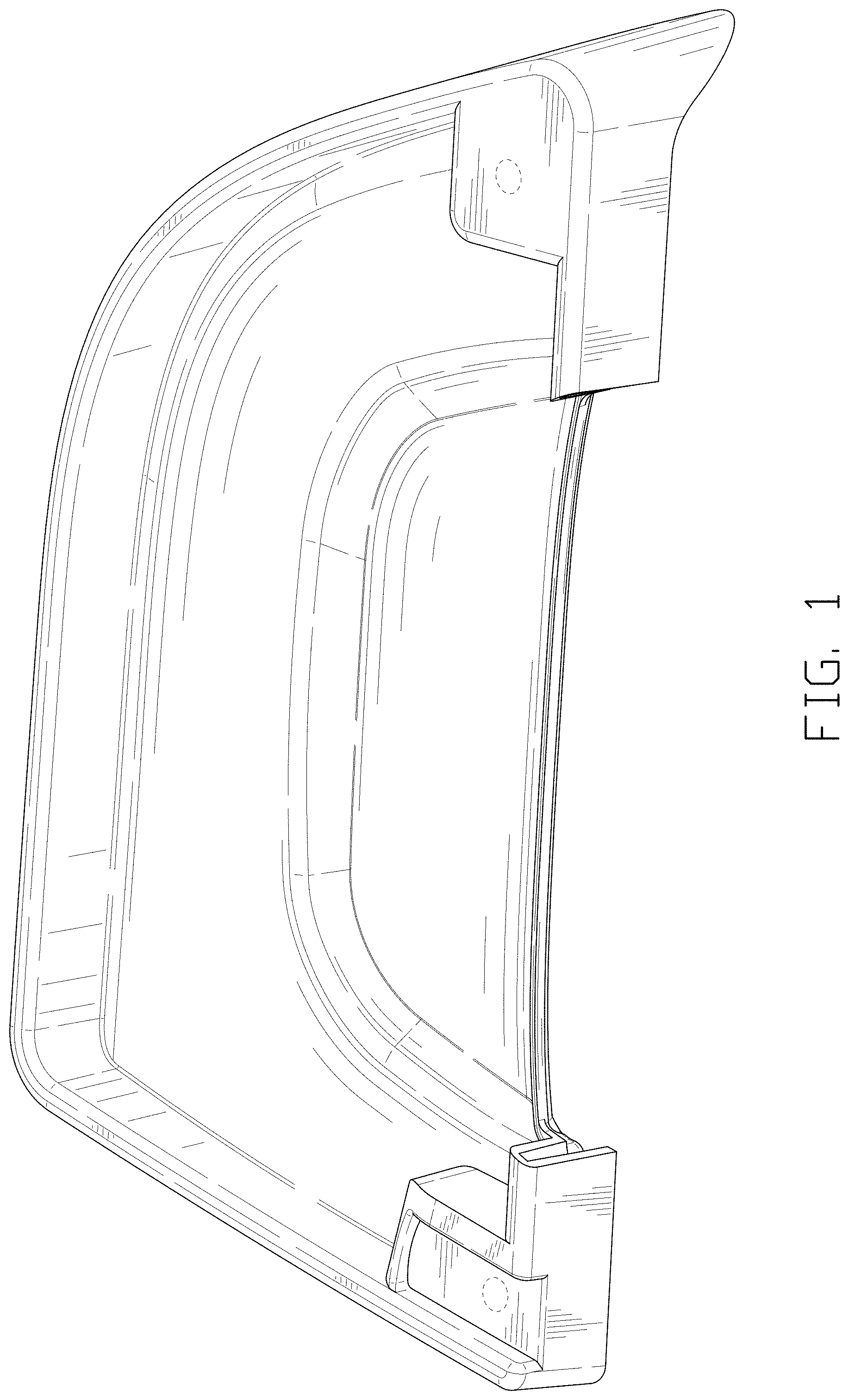 Patent USD1000359 — Automotive interior receptacle — Figure 1
