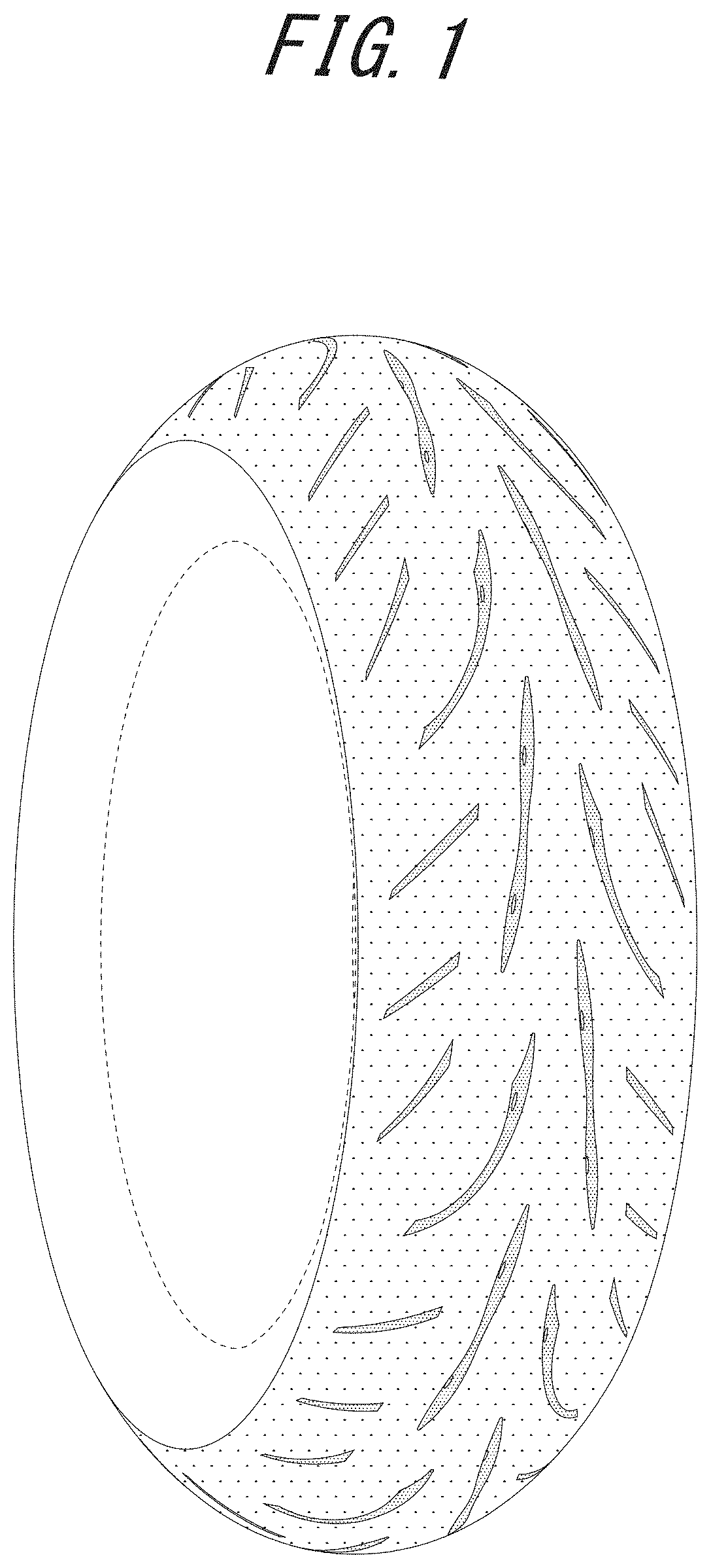 Patent USD1000364 Figure 1 – Motorcycle tire