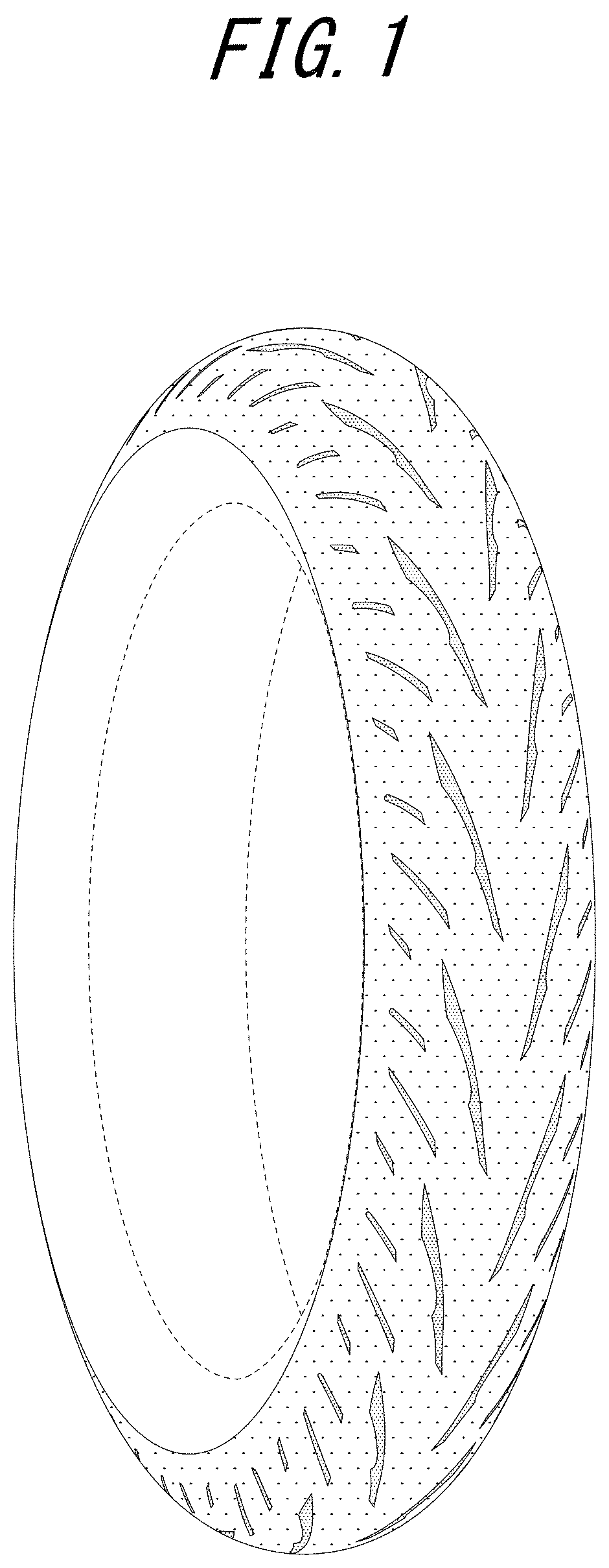 Patent USD1000365 — Motorcycle tire — Figure 1