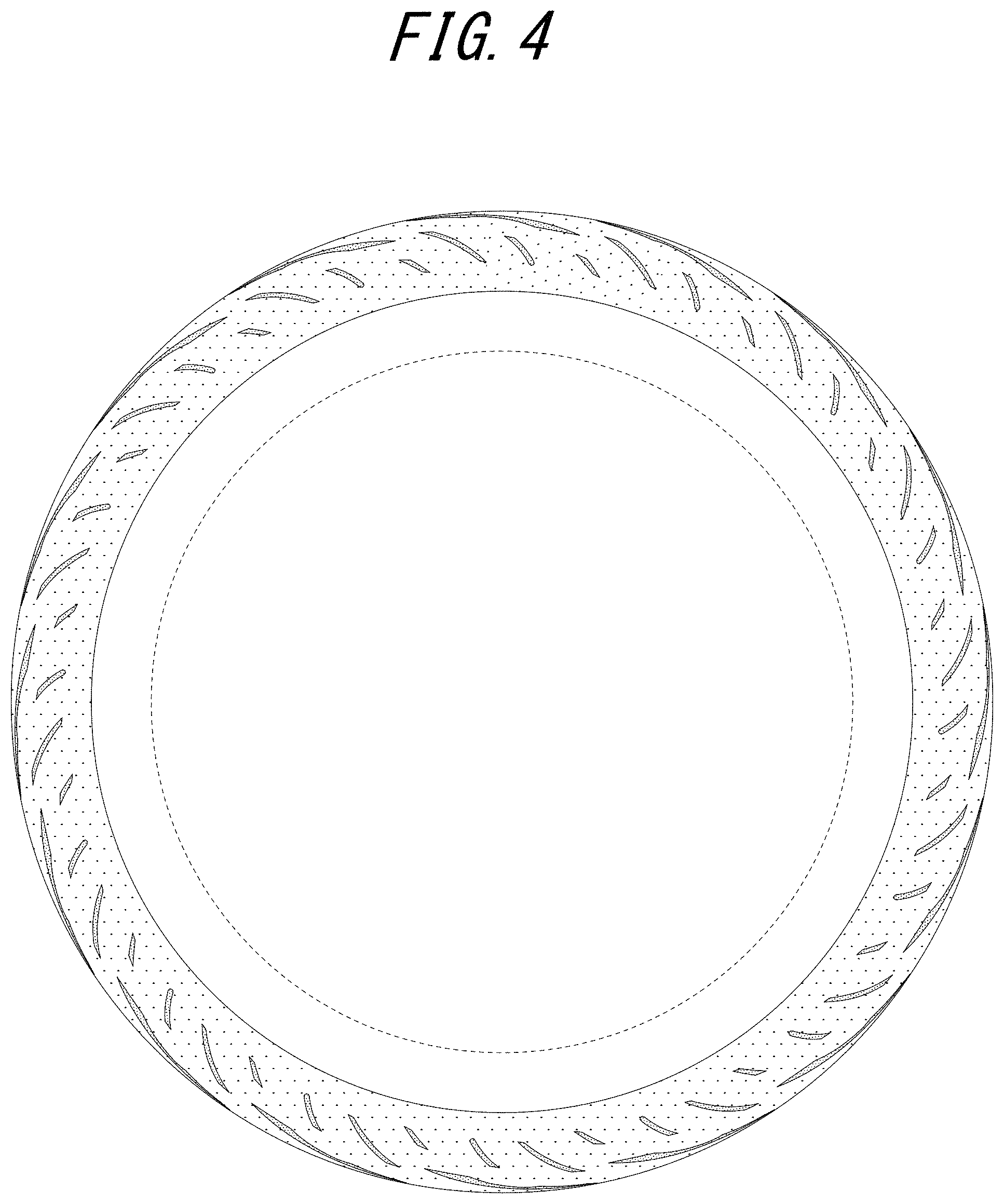 Patent USD1000365 Figure 4 – Motorcycle tire