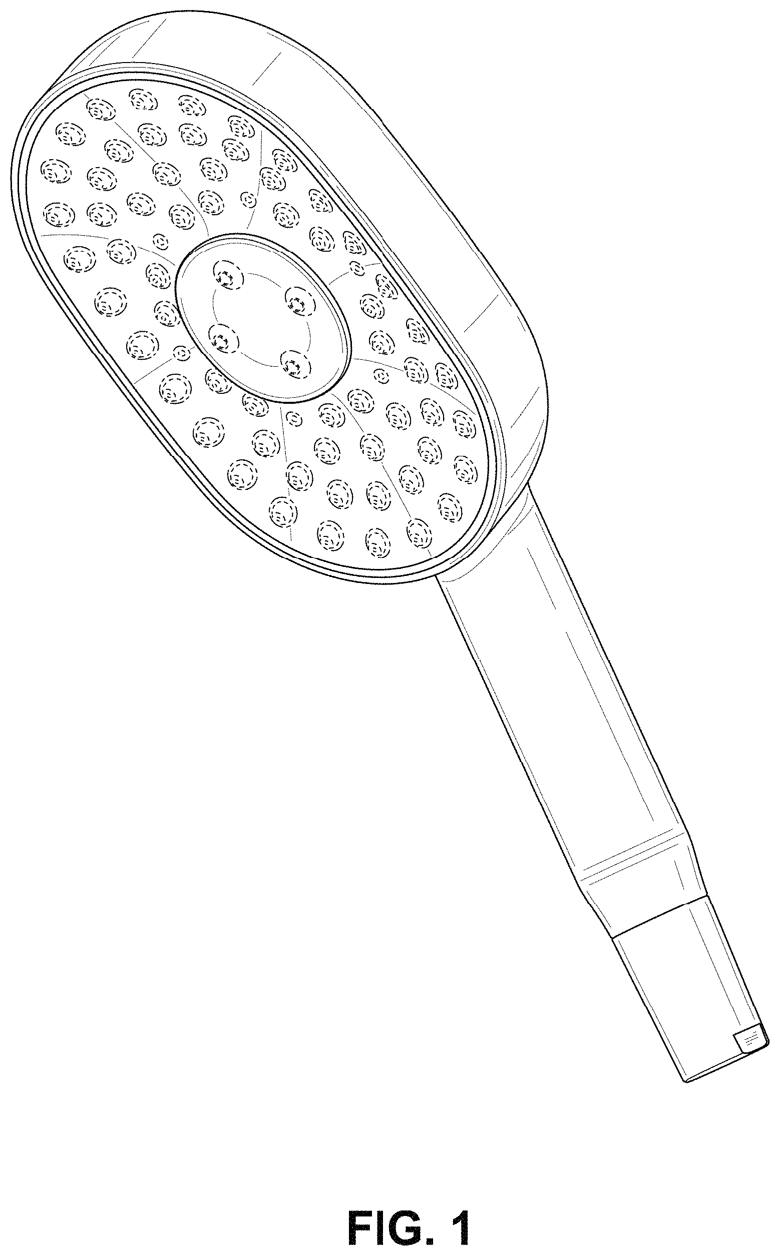 Patent USD1000370 — Handshower — Figure 1