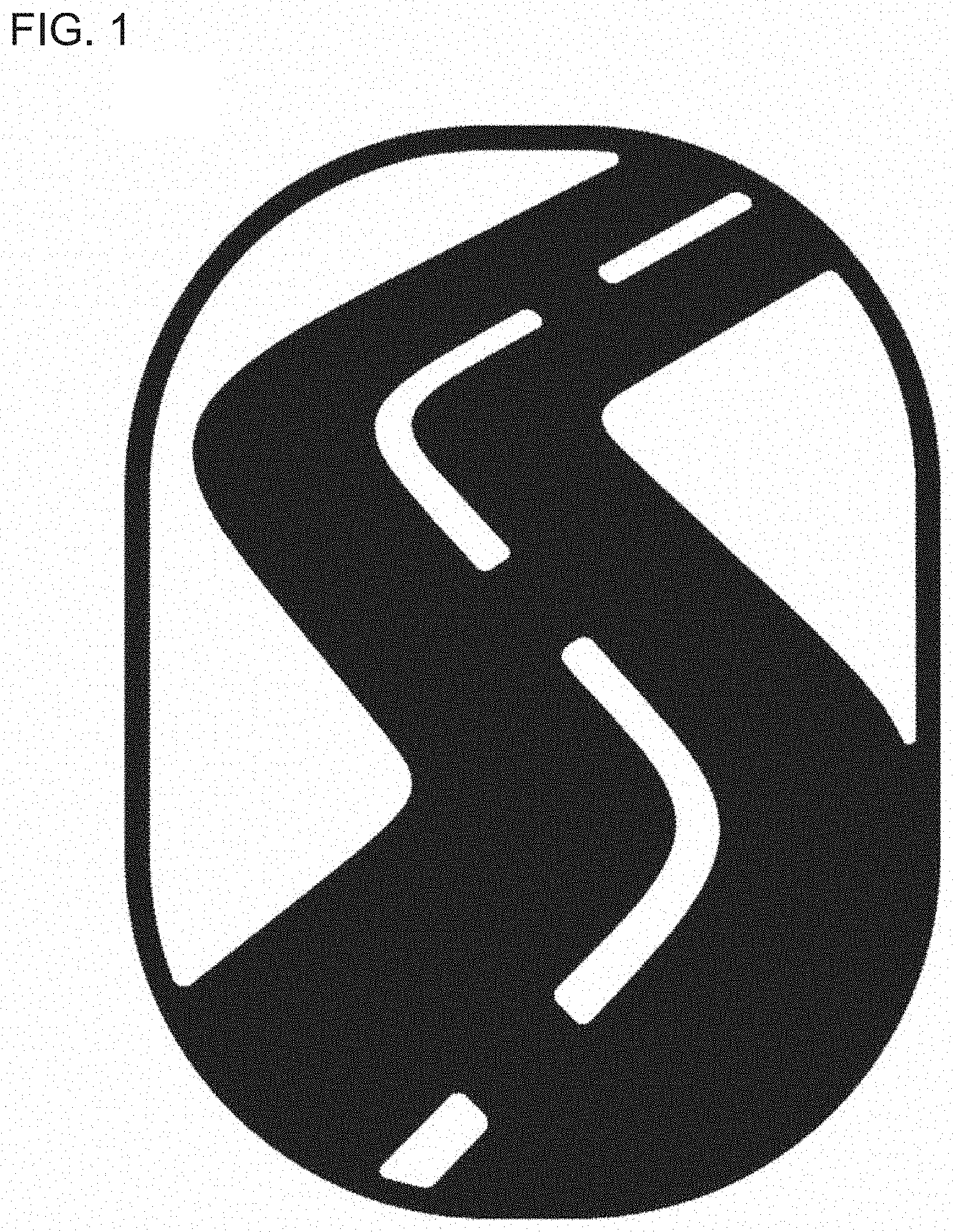 Patent USD1000371 — Sidewall of a tire with graphic symbol — Figure 1