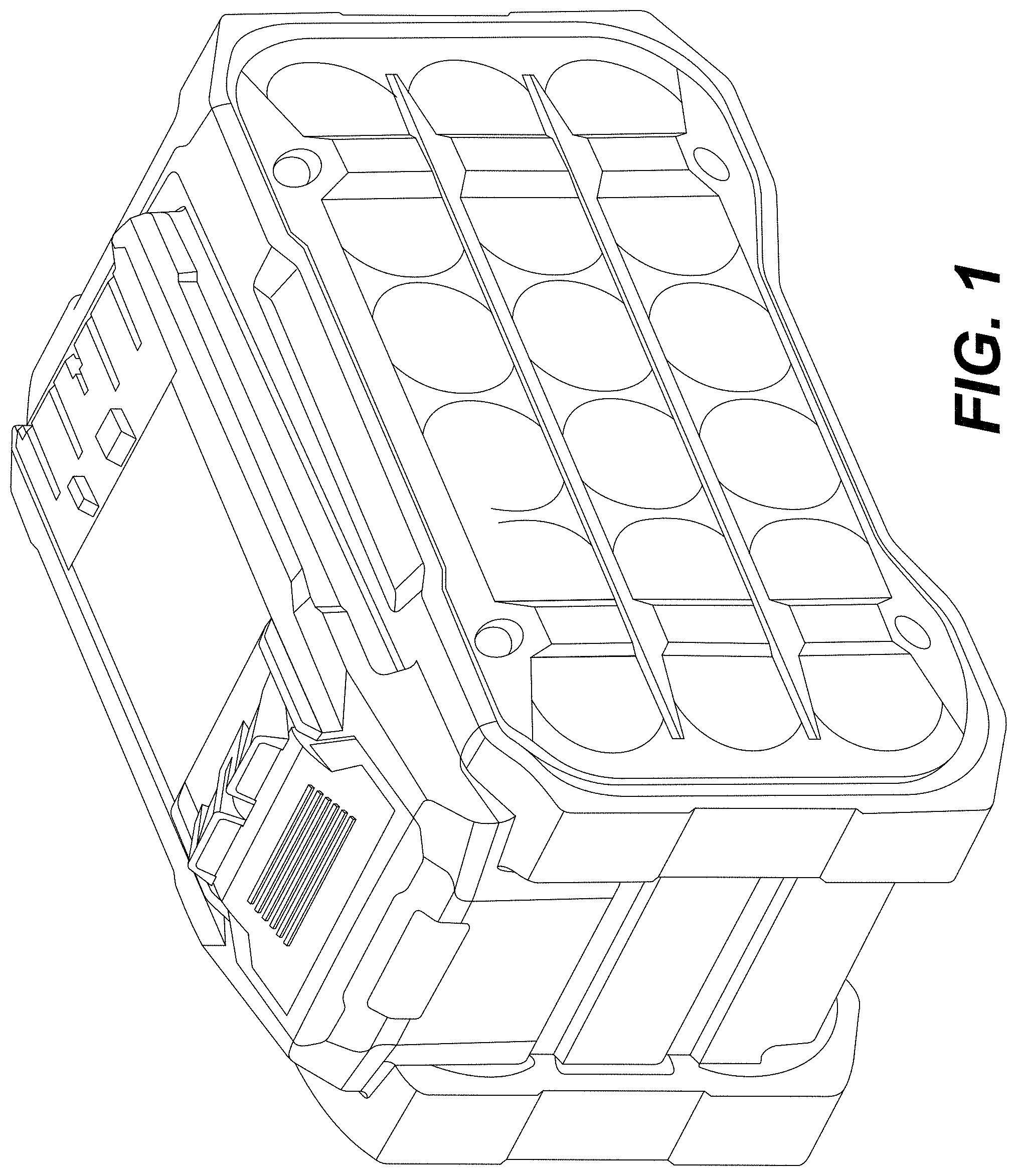 Patent USD1000375 — Rechargeable battery — Figure 1