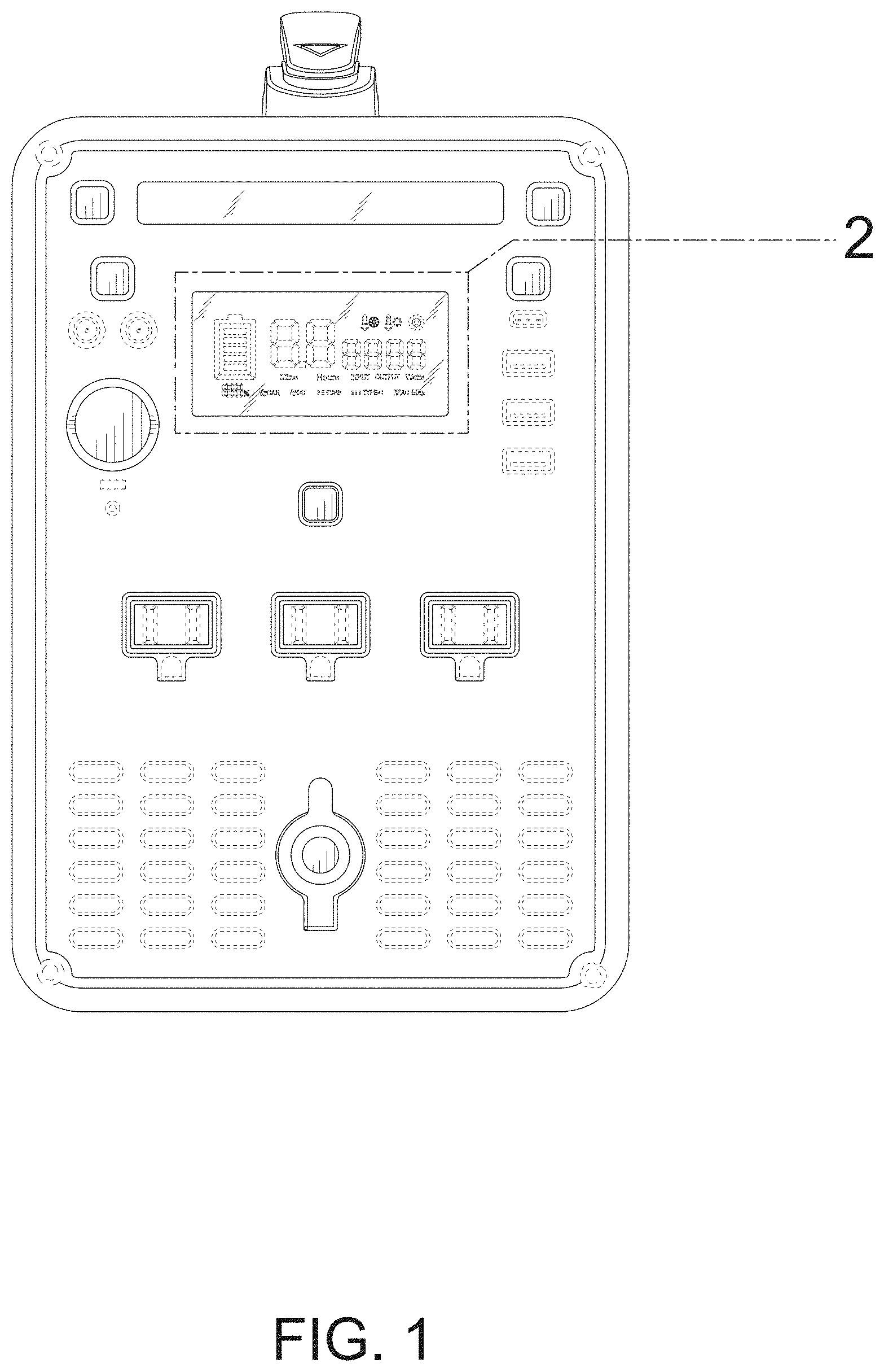 Patent USD1000380 — Portable power station — Figure 1