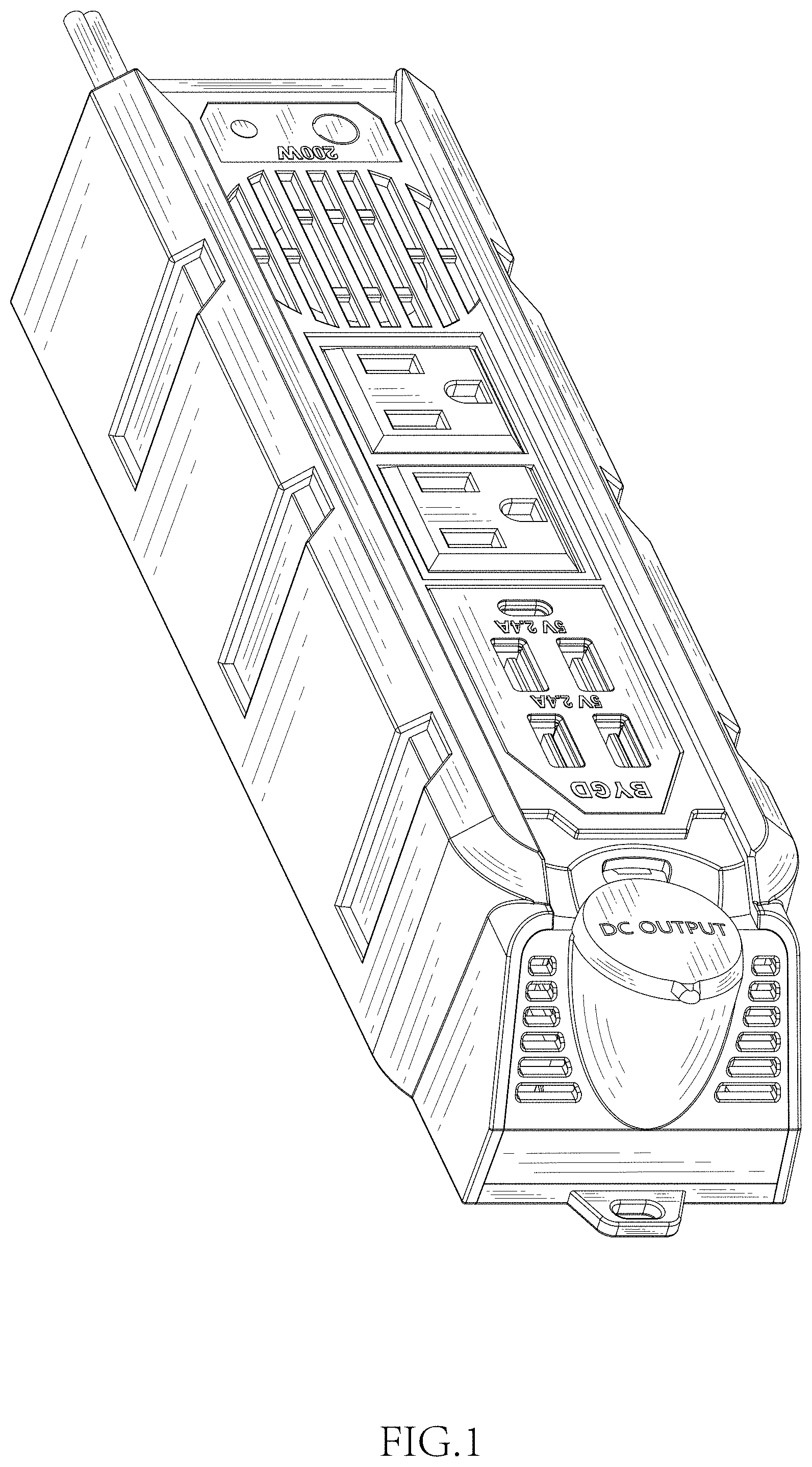 Patent USD1000385 Figure 1 – Inverter