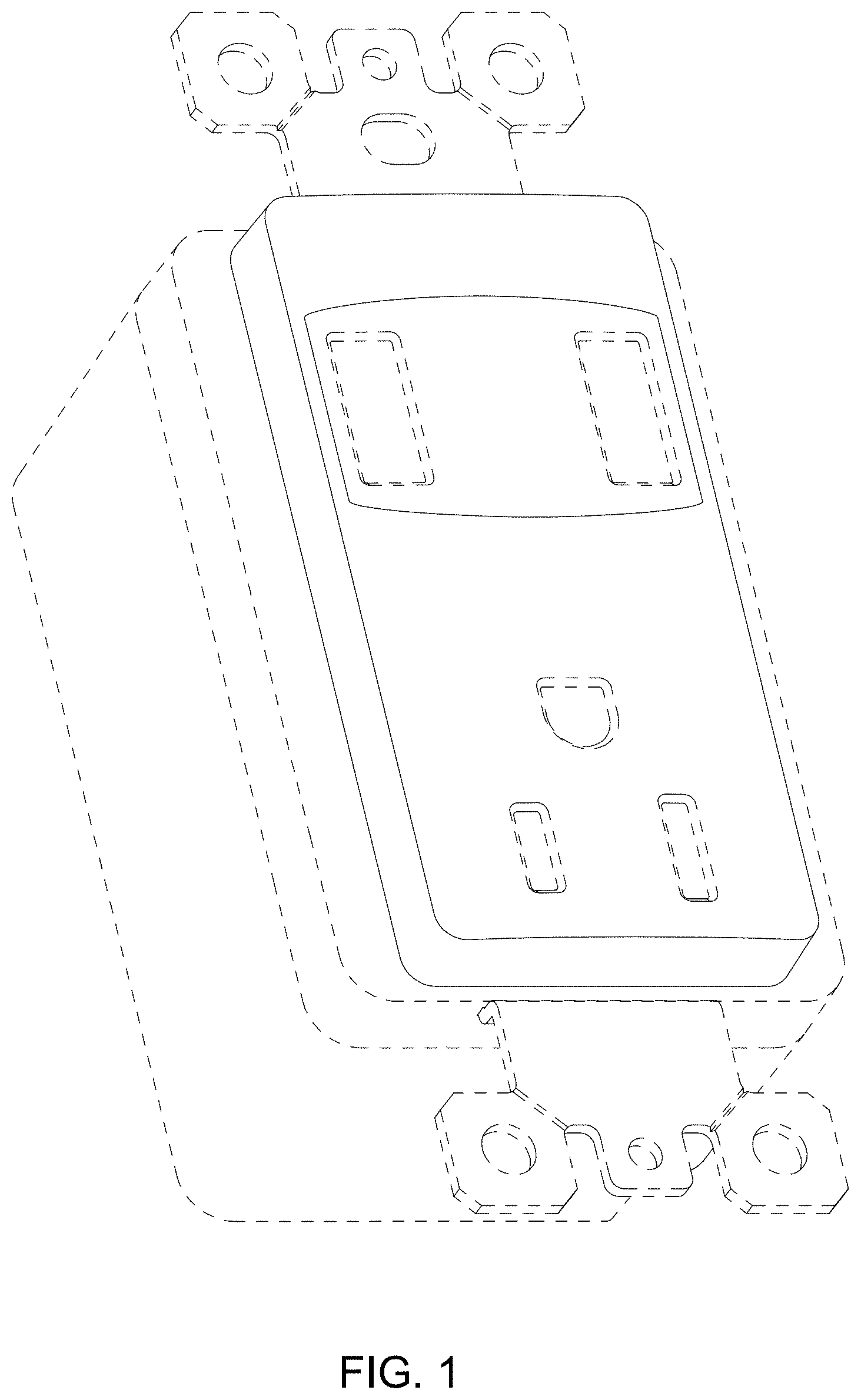 Patent USD1000396 — Power supply receptacle — Figure 1