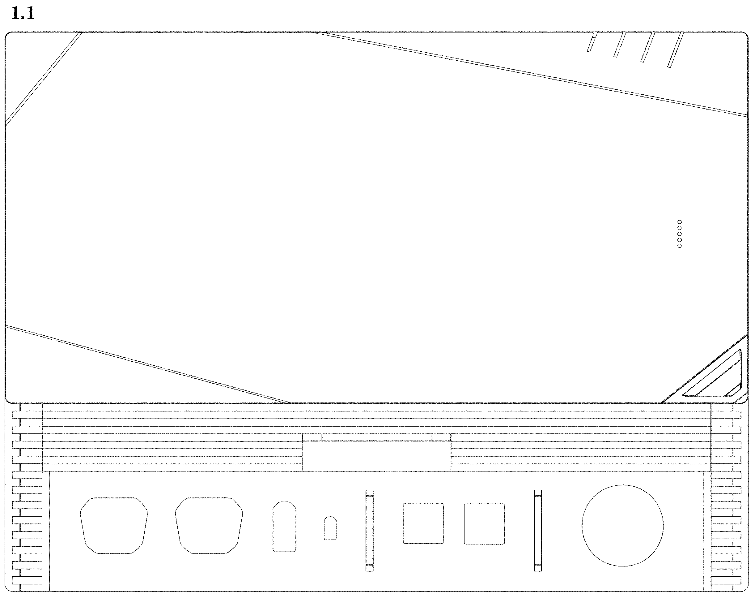Patent USD1000401 — Equipment for control of electric power — Figure 1