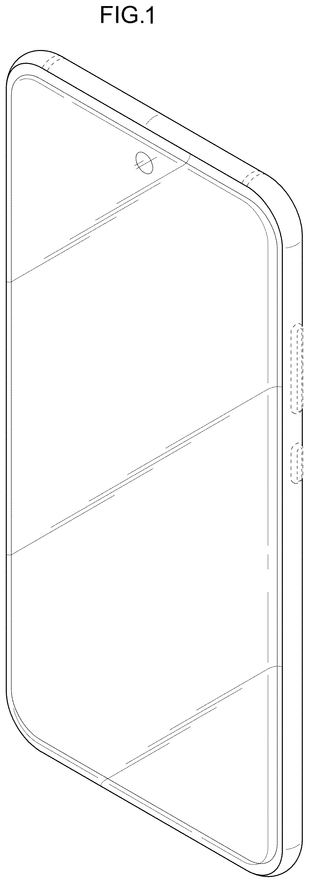 Patent USD1000403 Figure 1 – Electronic device