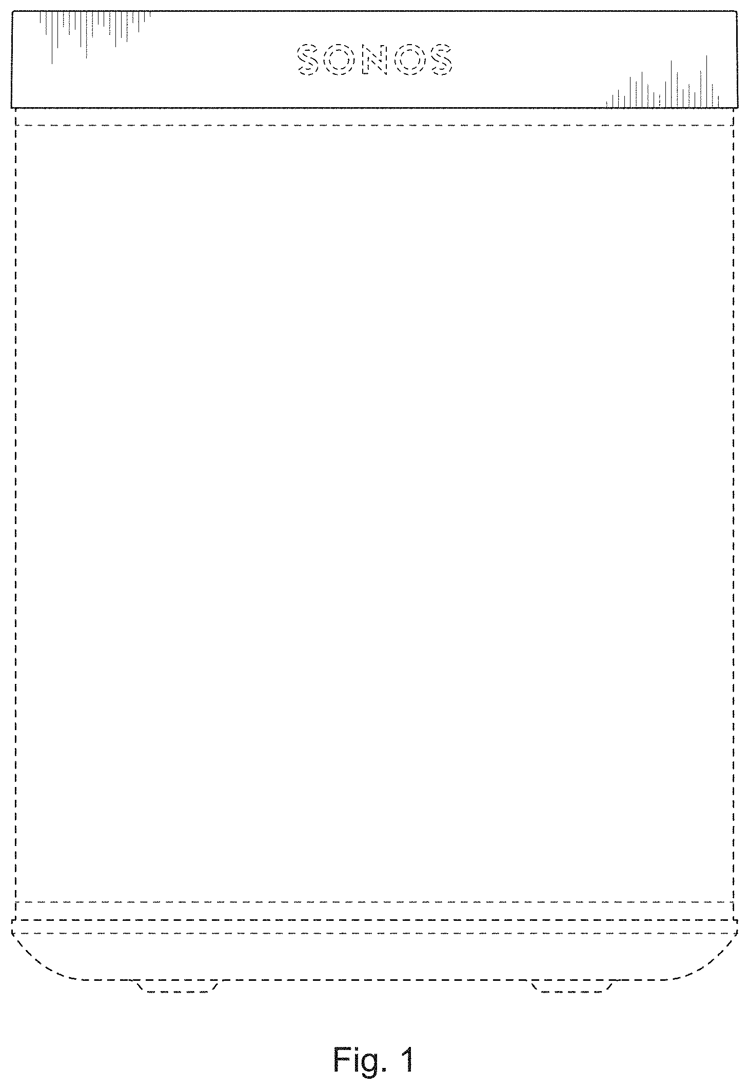 Patent USD1000407 — Media playback device — Figure 1