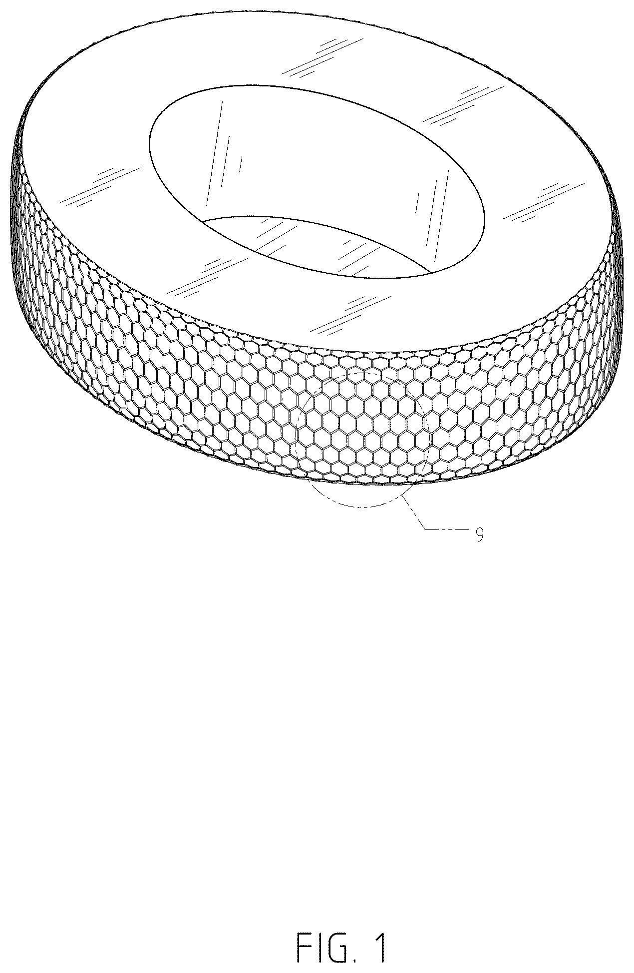 Patent USD1000414 — Ear pad — Figure 1