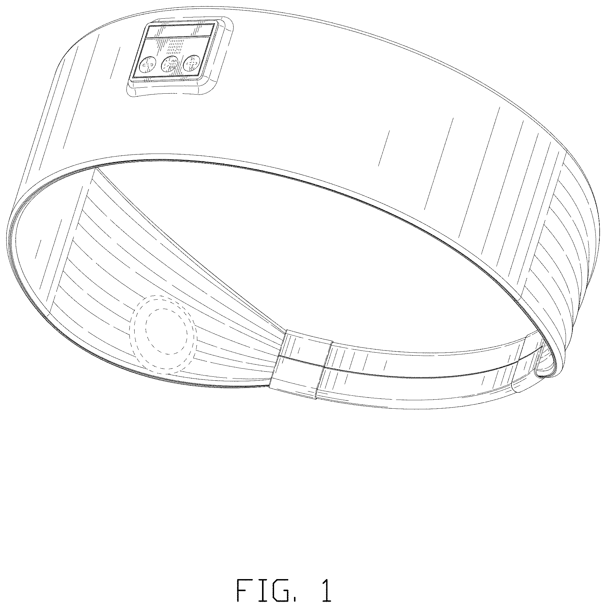 Patent USD1000438 Figure 1 – Wireless headband