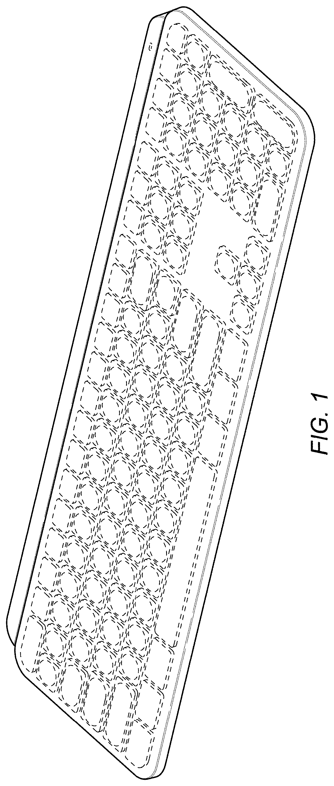 Patent USD1000442 Figure 1 – Keyboard